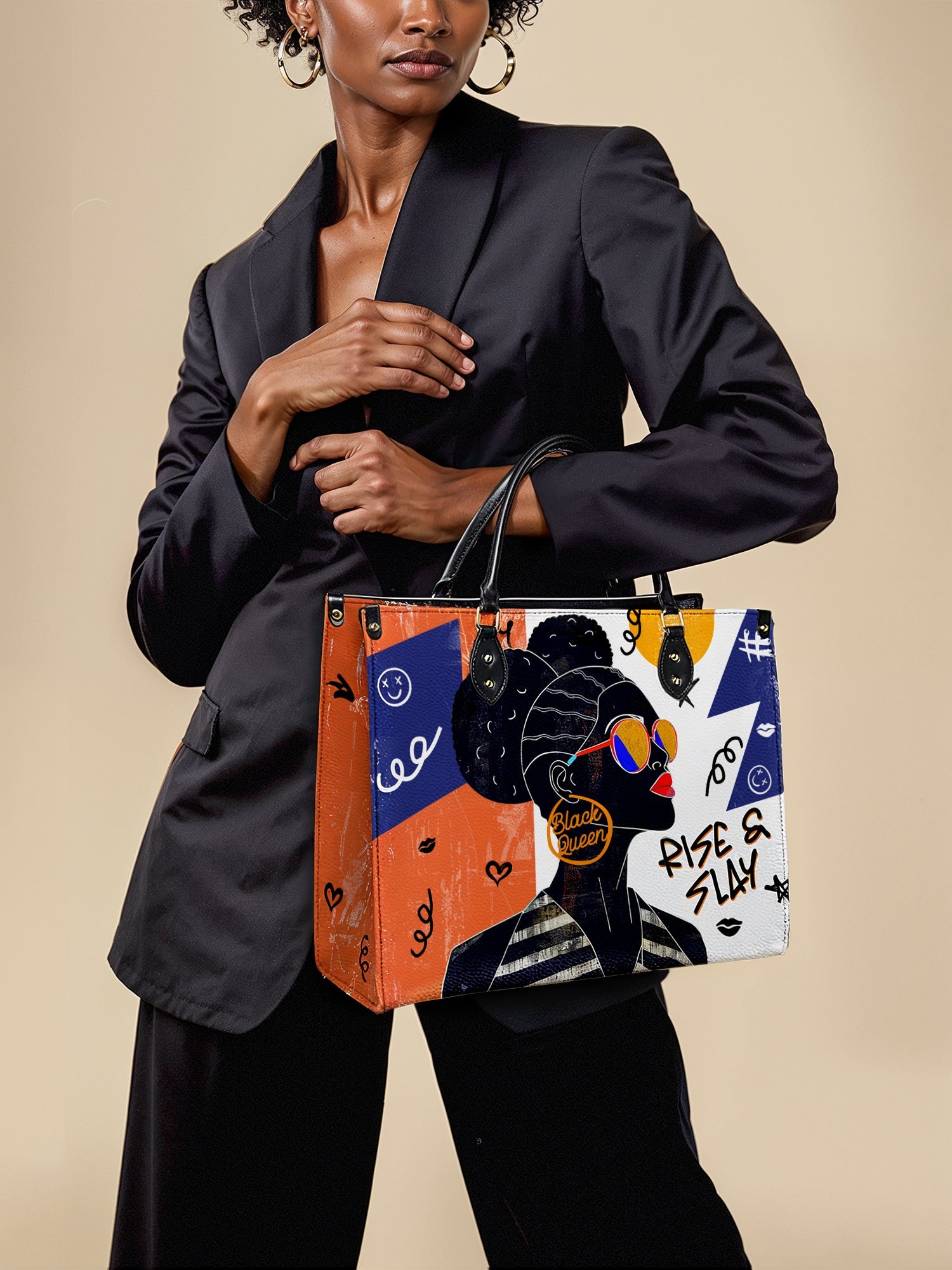"Sanaa" Salt Pop Leather Handbag
