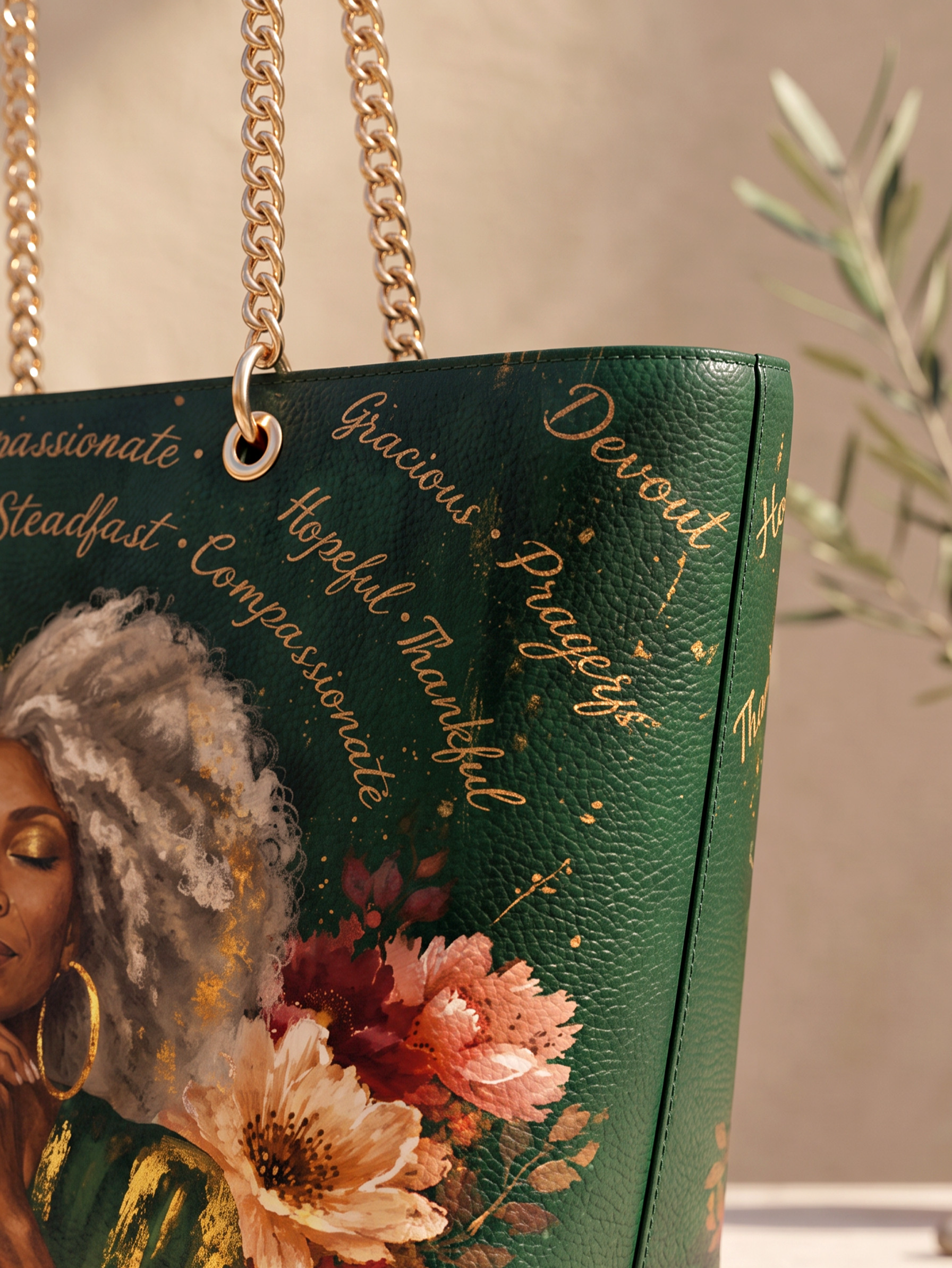 “Serenity” Chain Tote Bag