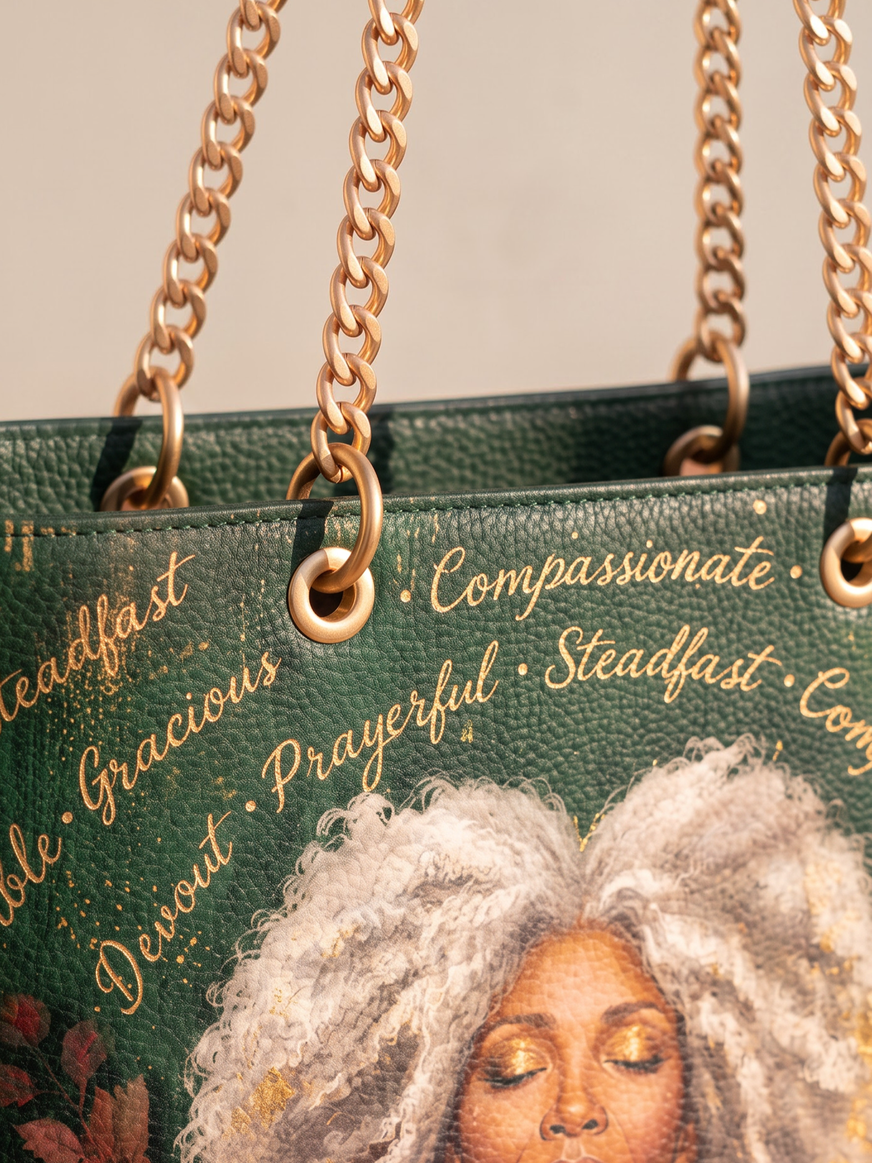 “Serenity” Chain Tote Bag