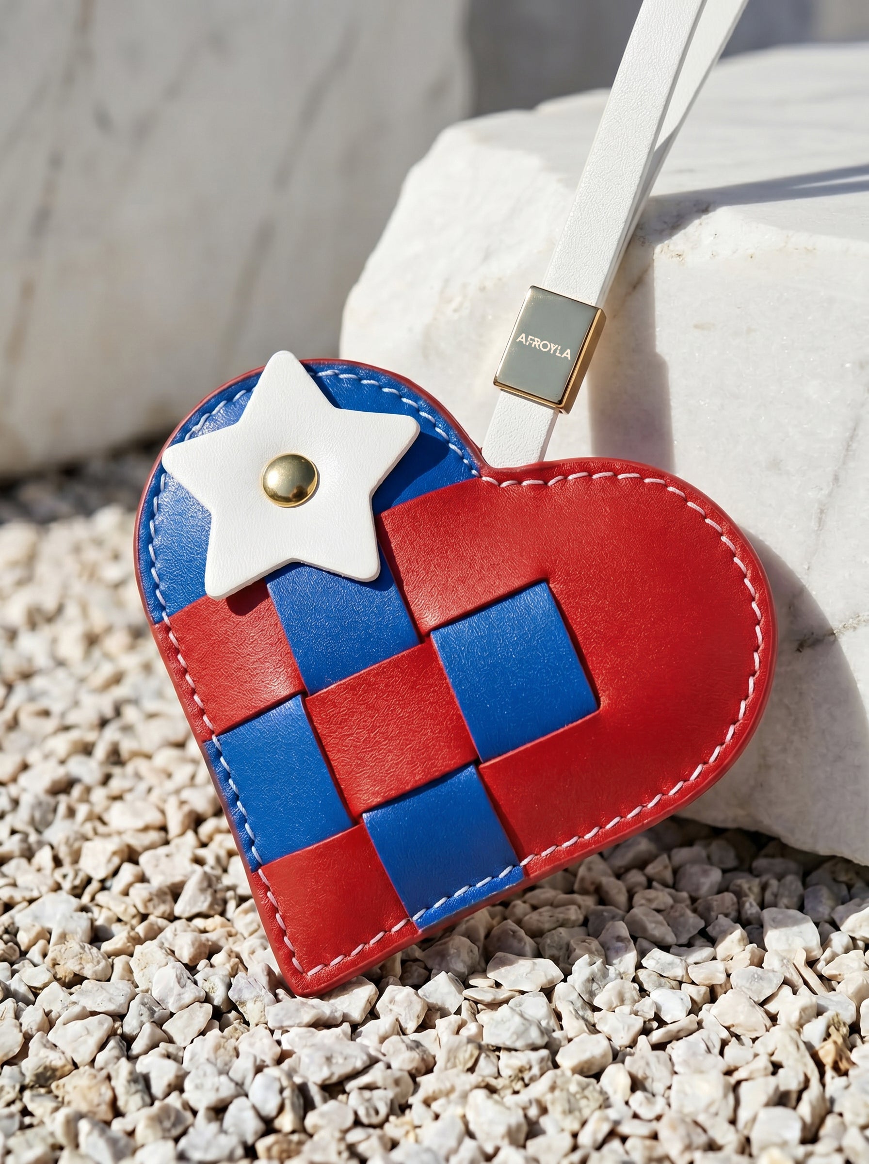 "Since 1776" Woven Heart Charm