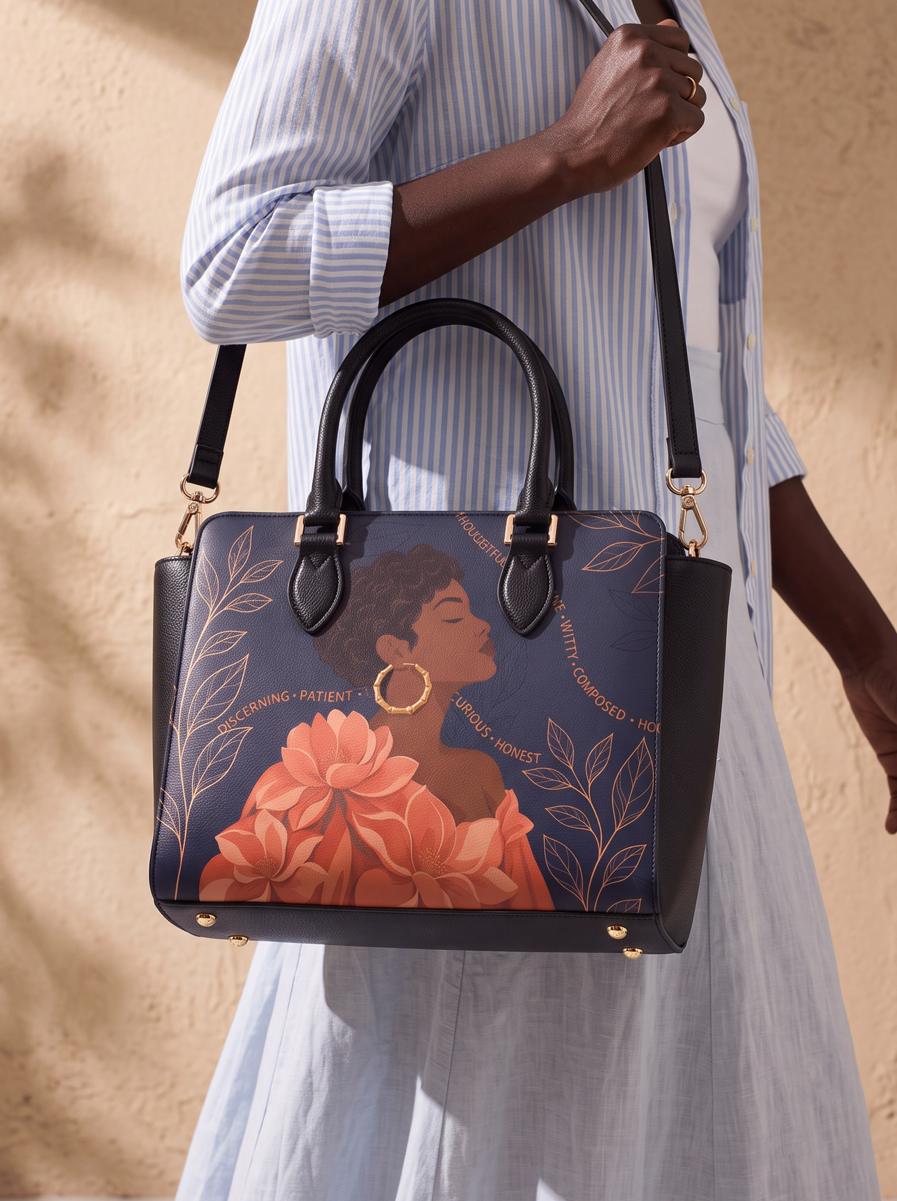 "Waridi" Nembo Leather Handbag