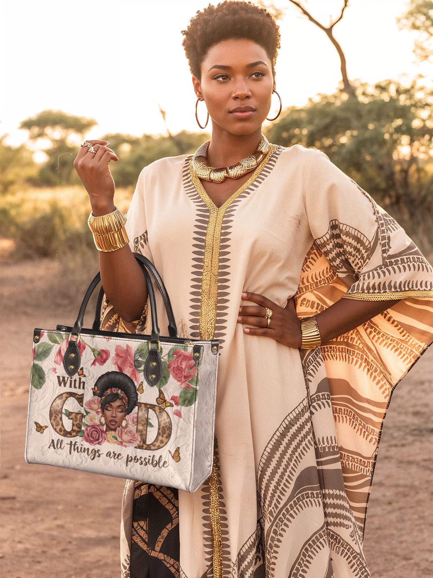 "Zanira" Leather Handbag