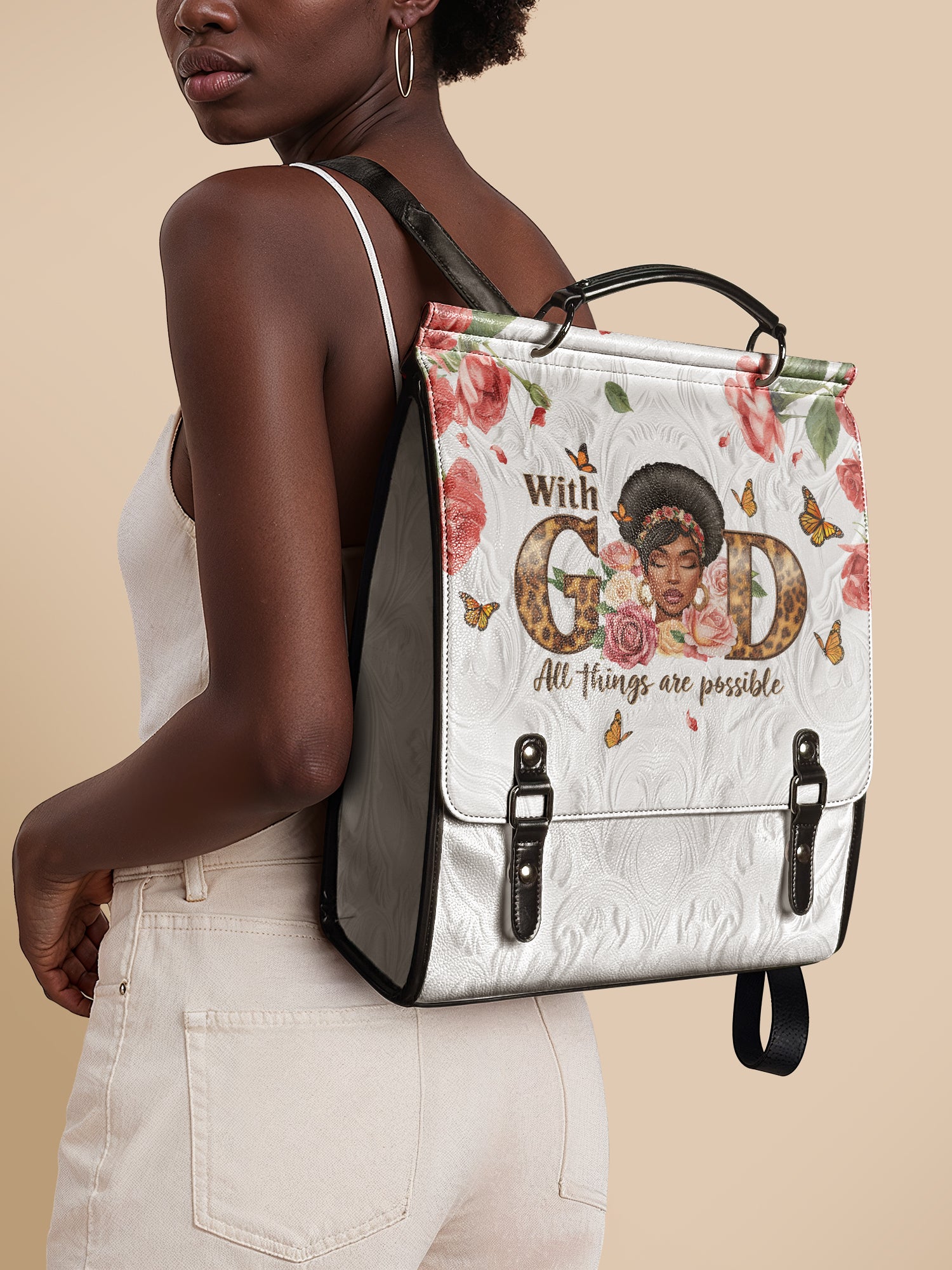 "Zanira" Leather Backpack