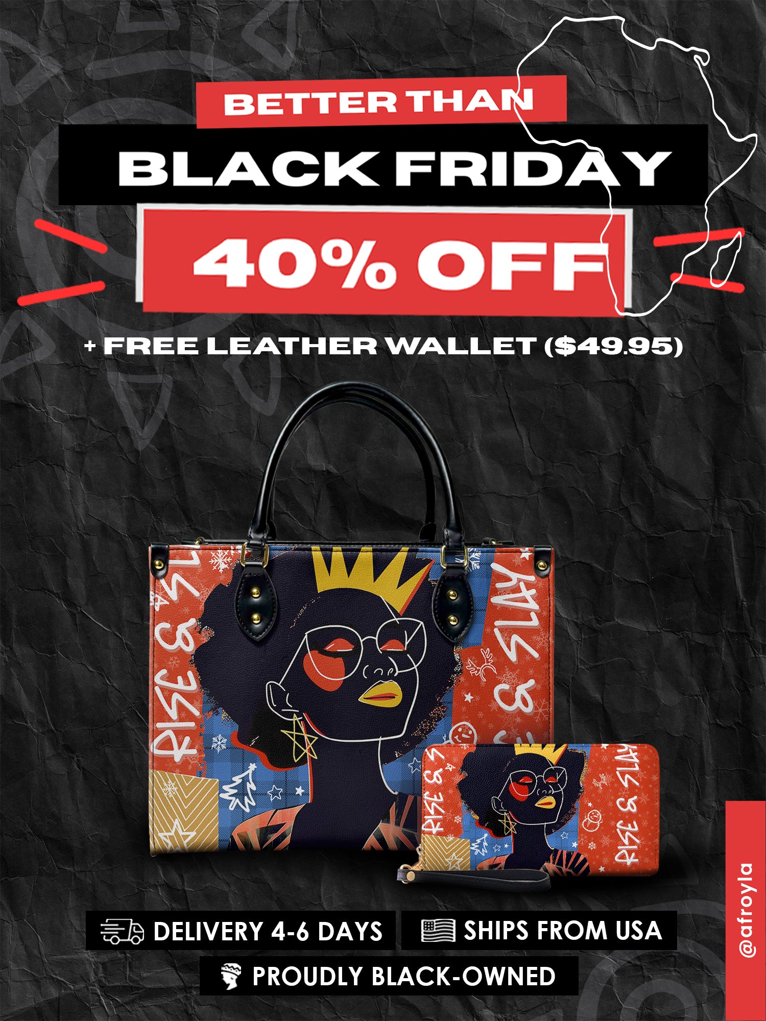 "Aina" Frosted Cherry Leather Handbag Deal