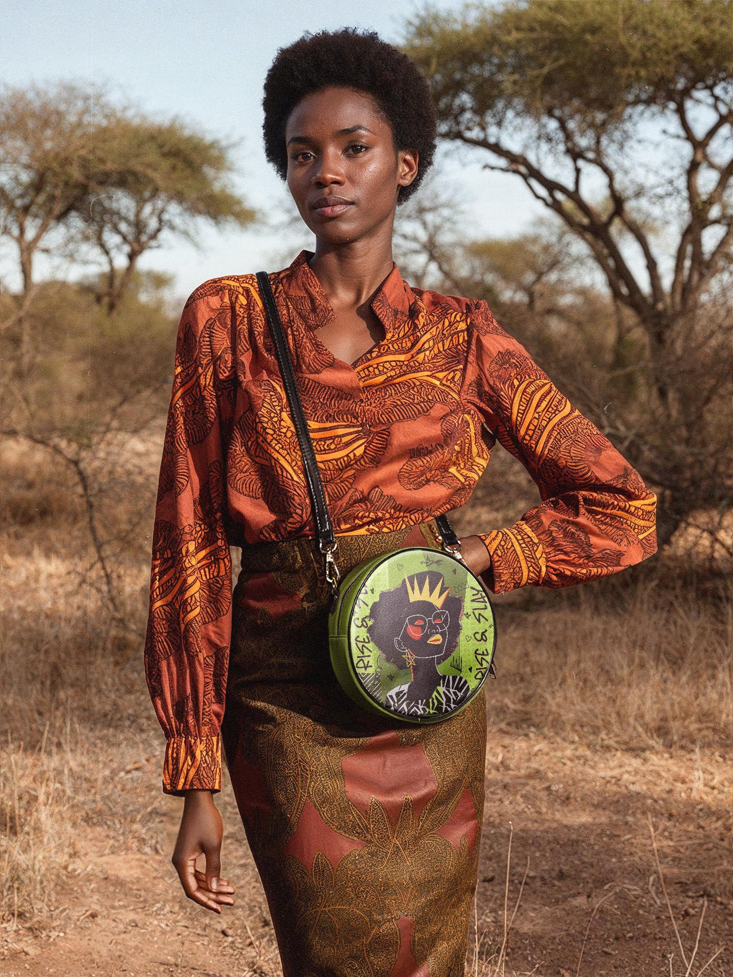 "Aina" Lime Pop Circle Crossbody Bag Deal