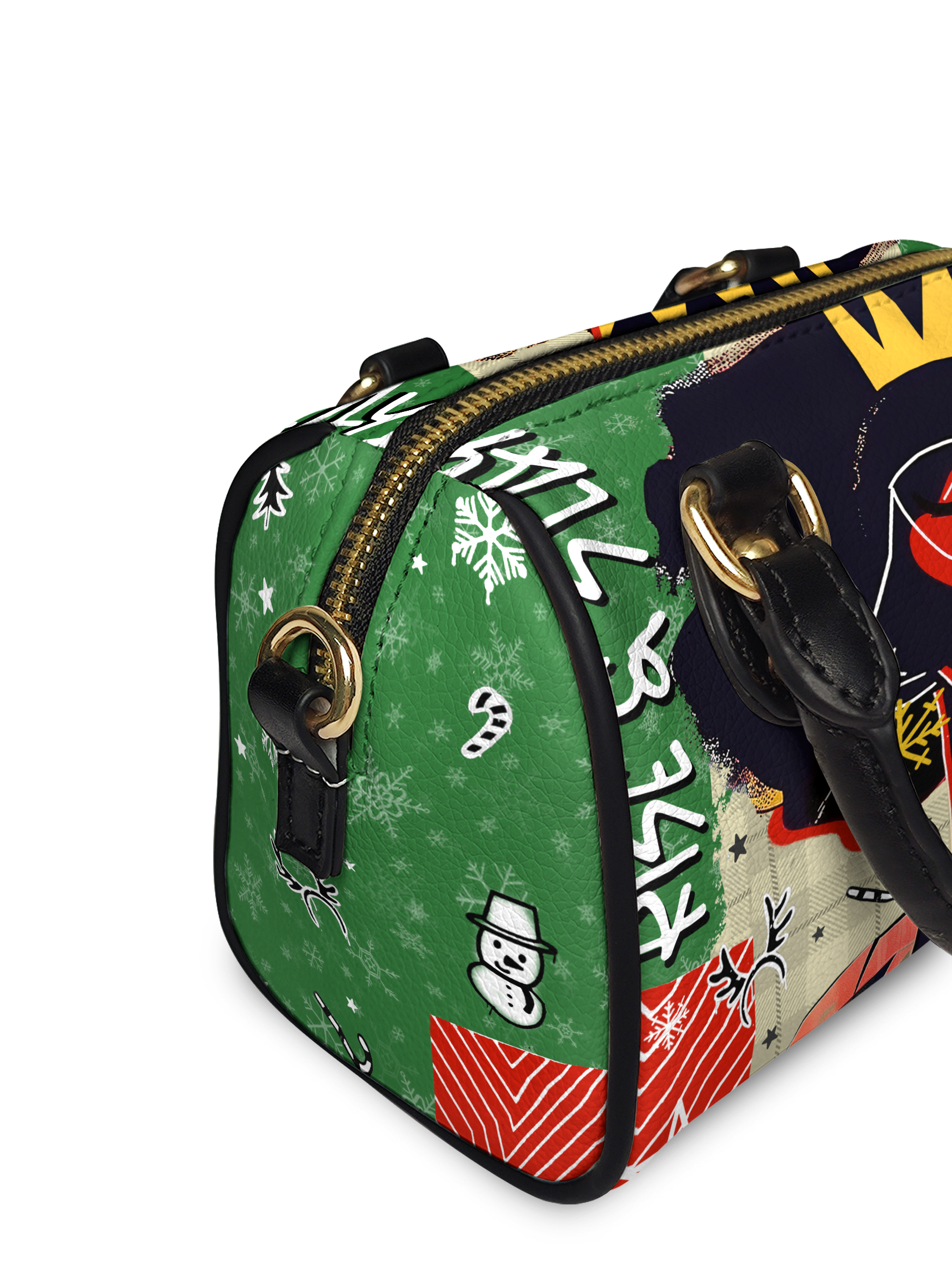 "Aina" Lime Pop Xmas Mini Satchel
