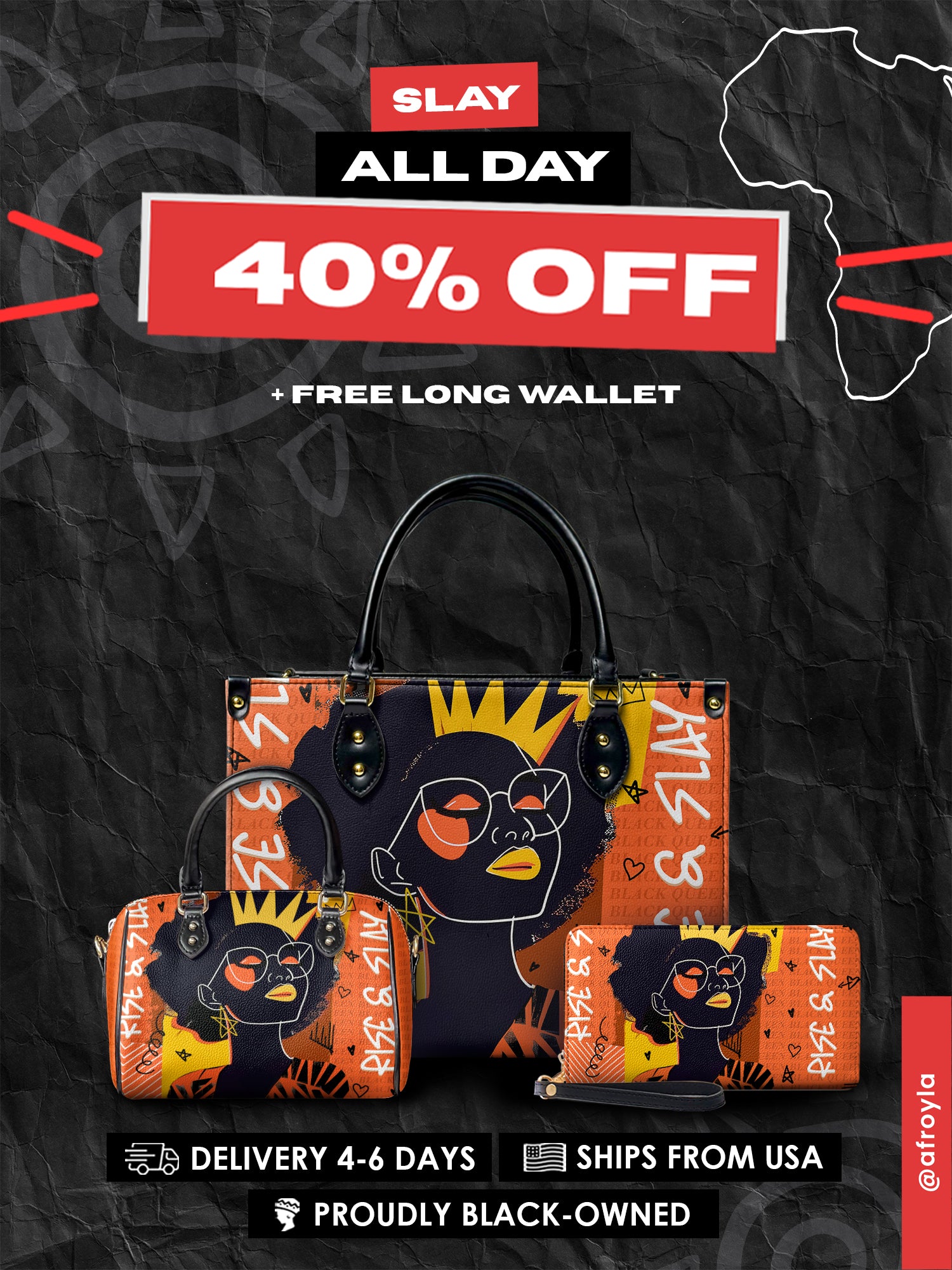 "Aina" Orange Sorbet Slay All Day Bundle
