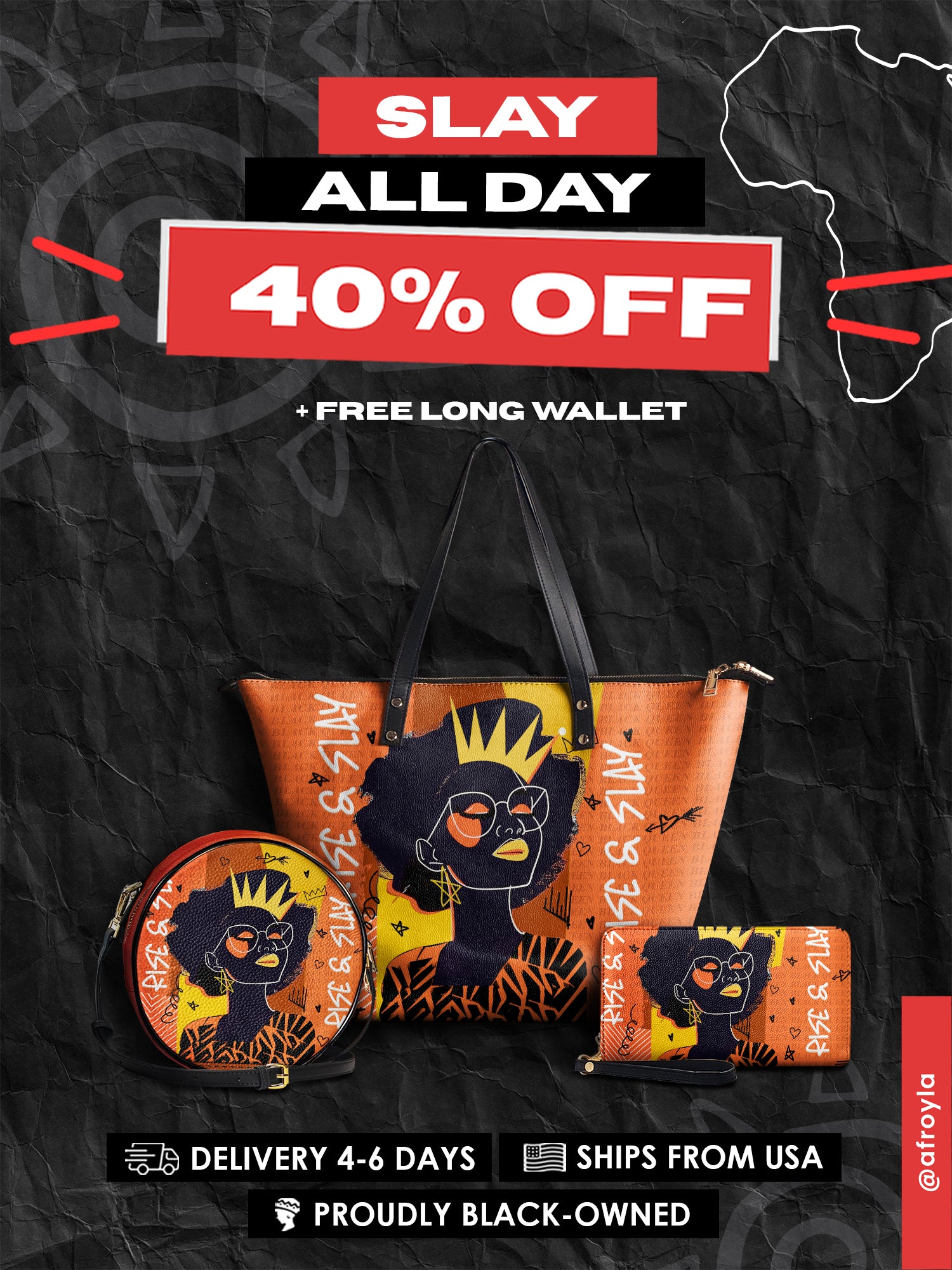 "Aina" Orange Sorbet Slay All Day Essential Bundle