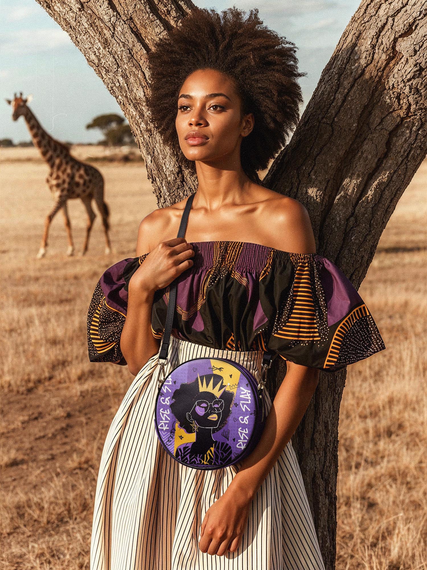 "Aina" Grape Soda Circle Crossbody Bag Deal