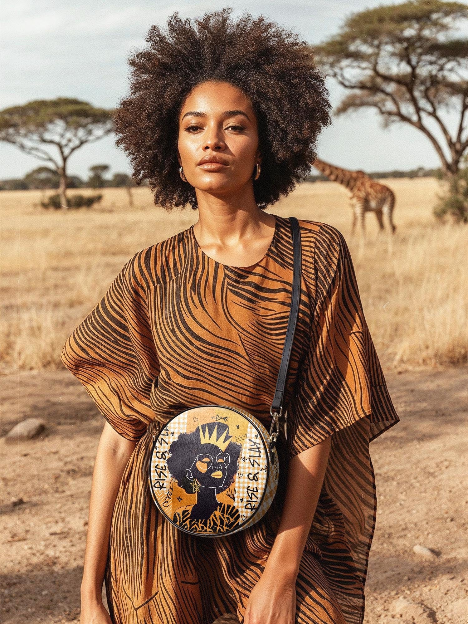 "Aina" Honeycomb Circle Crossbody Bag Deal