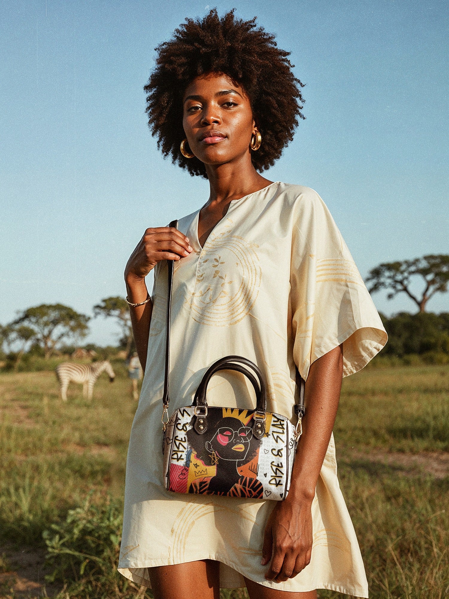 "Aina" Coconut White Mini Satchel Deal