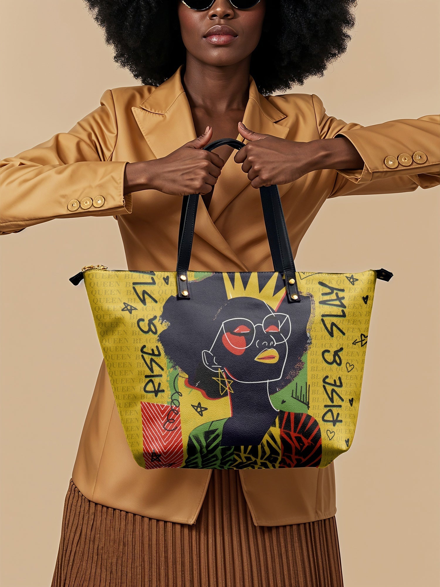 "Aina" Lemon Zest Leather Tote Bag Deal
