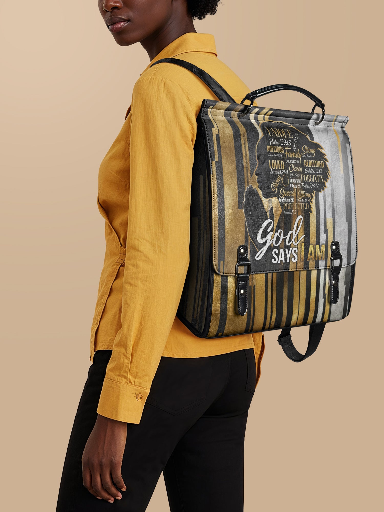 "Amara" Leather Backpack