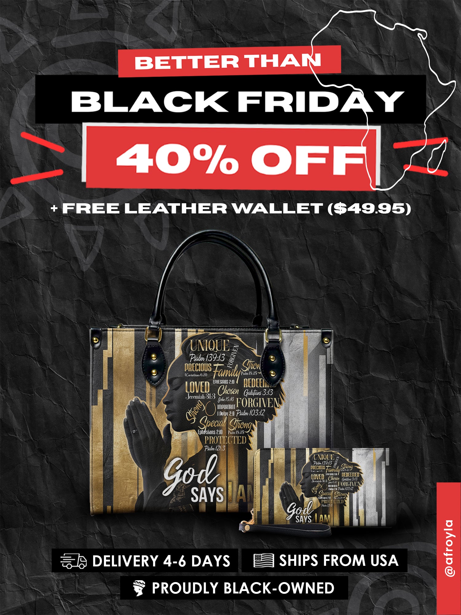 "Amara" Leather Handbag Deal