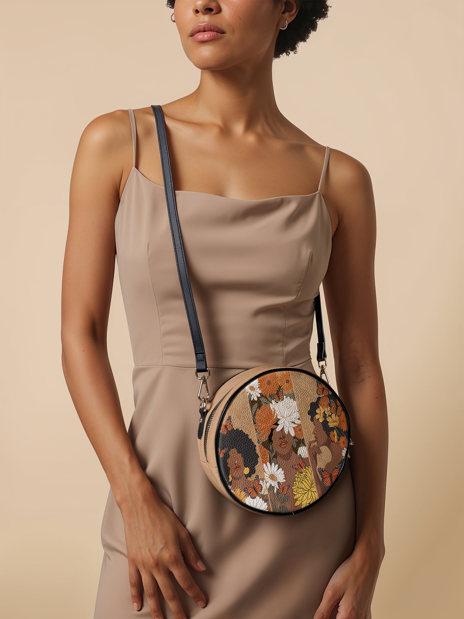 "Ayira" Circle Crossbody Bag
