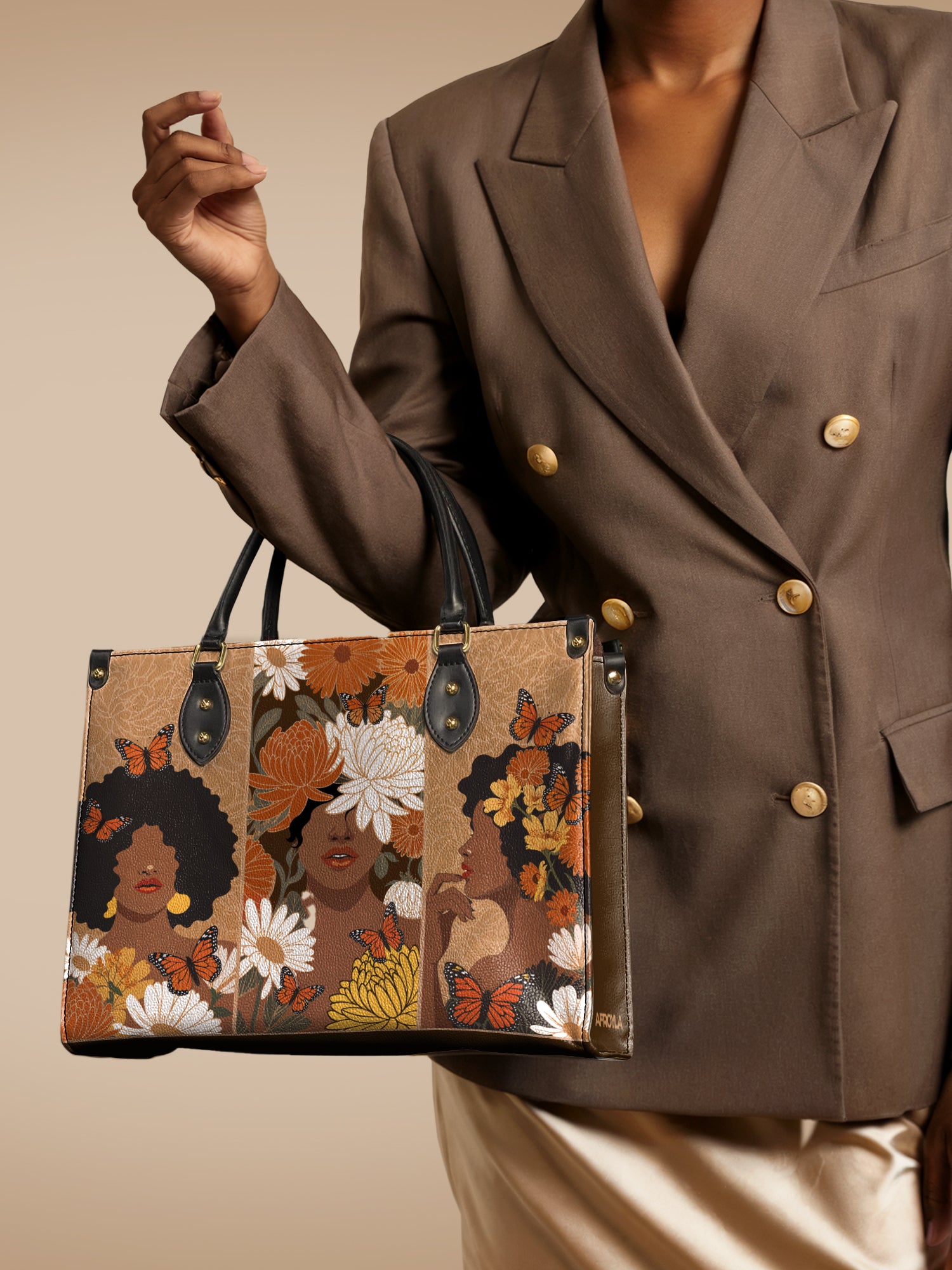 "Ayira" Leather Handbag