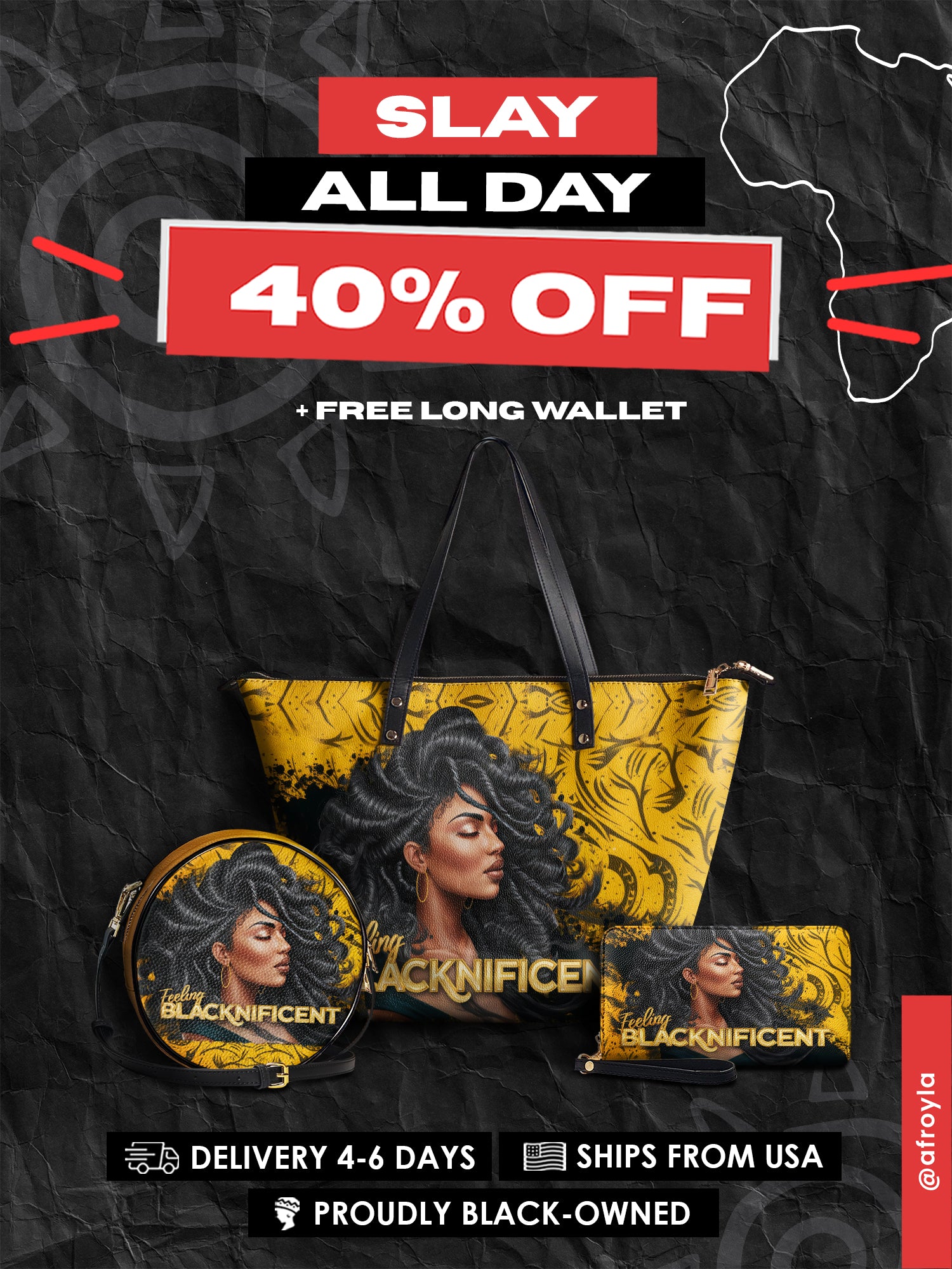 "Blacknificent" Slay All Day Essential Bundle
