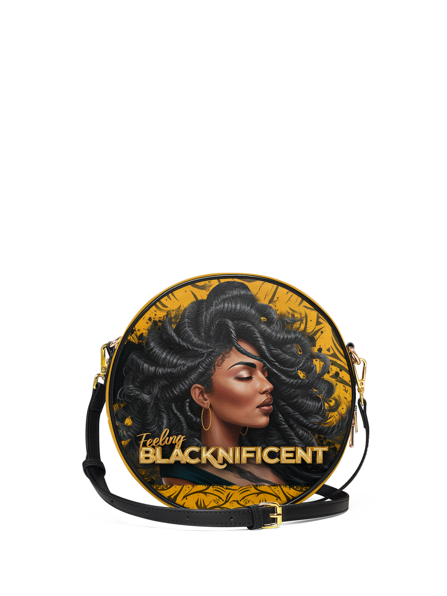 "Blacknificent" Circle Crossbody Bag Deal