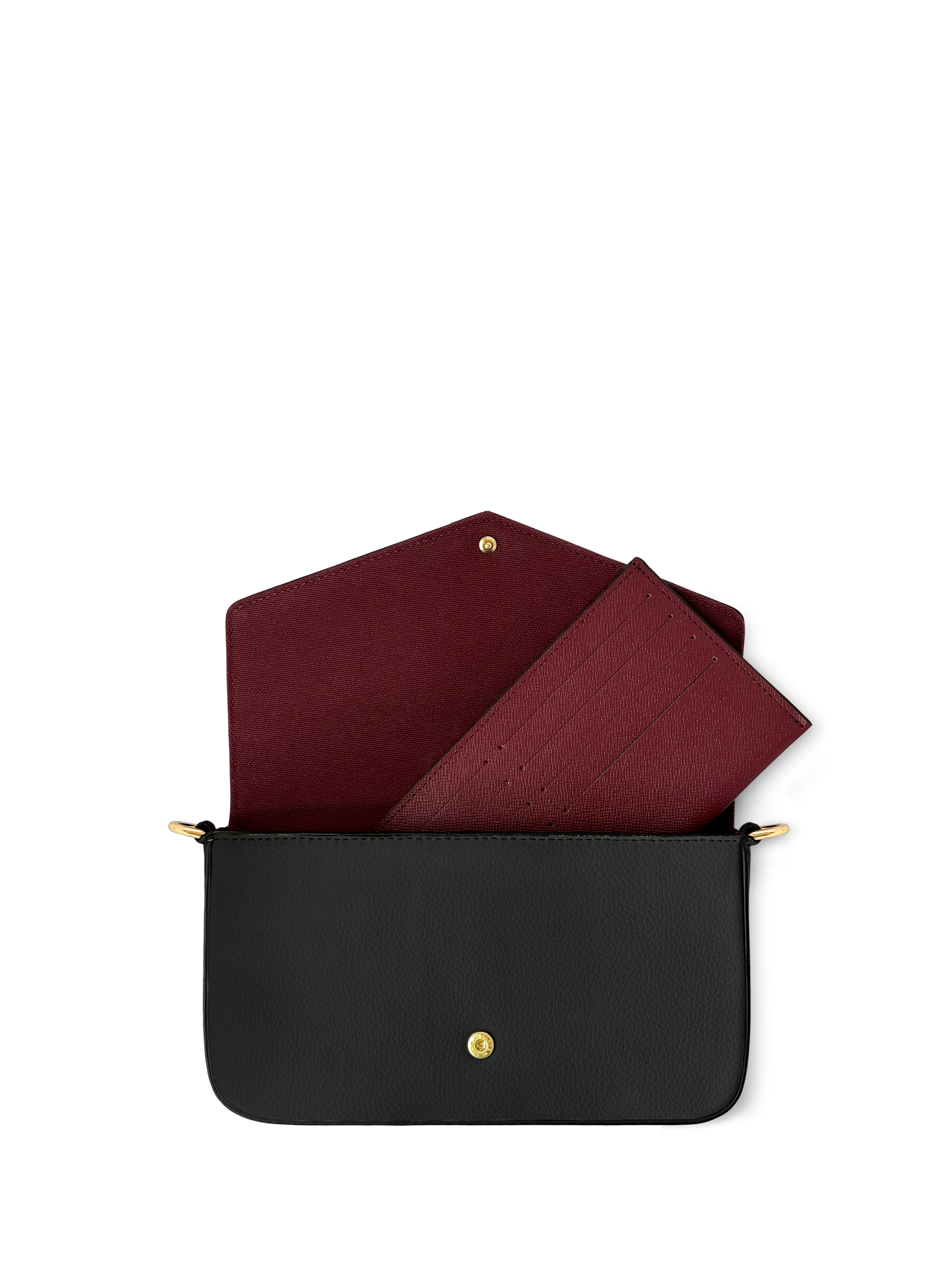 "Blacknificent" Envelope Chain Crossbody Bag