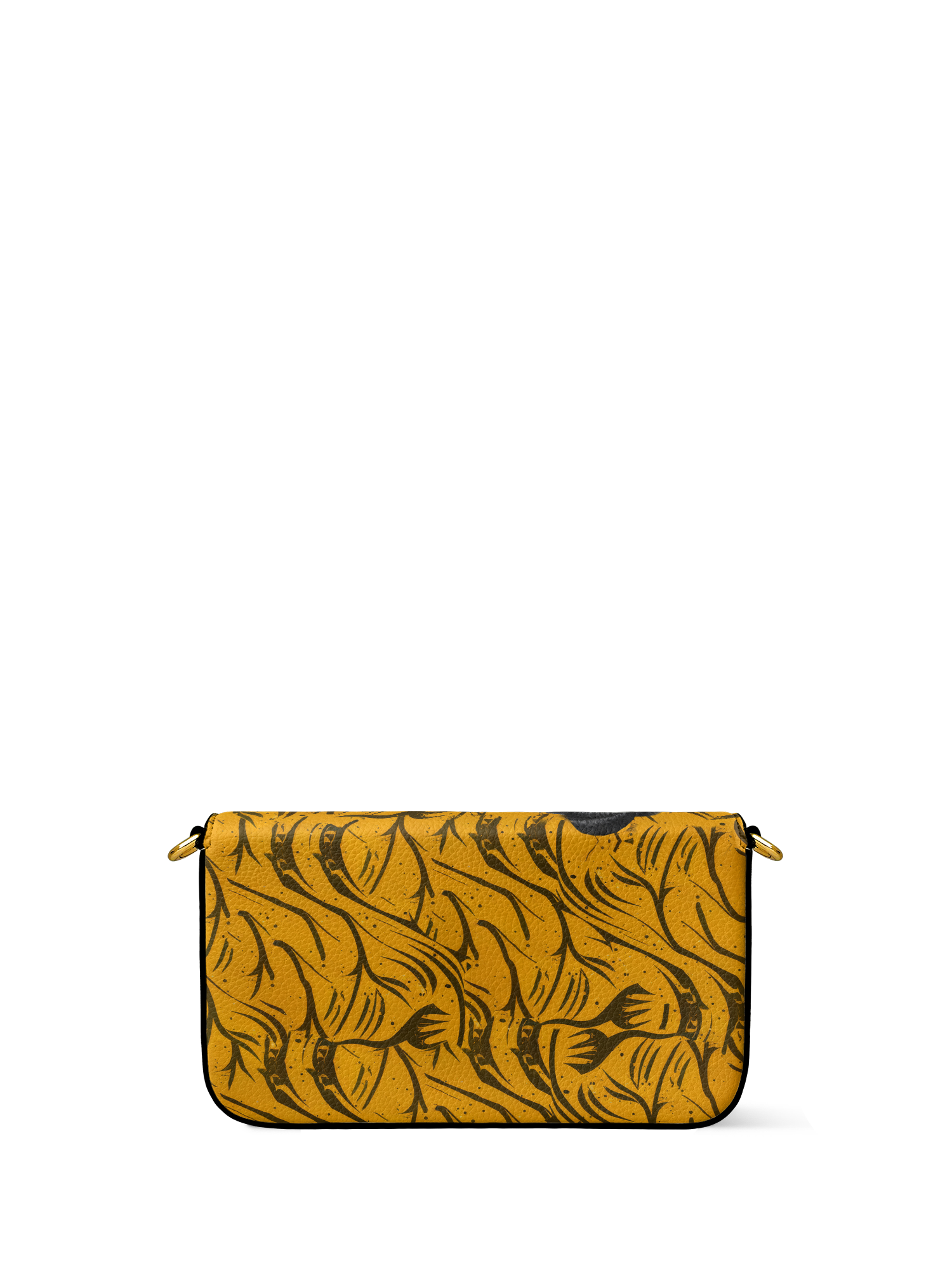 "Blacknificent" Envelope Chain Crossbody Bag
