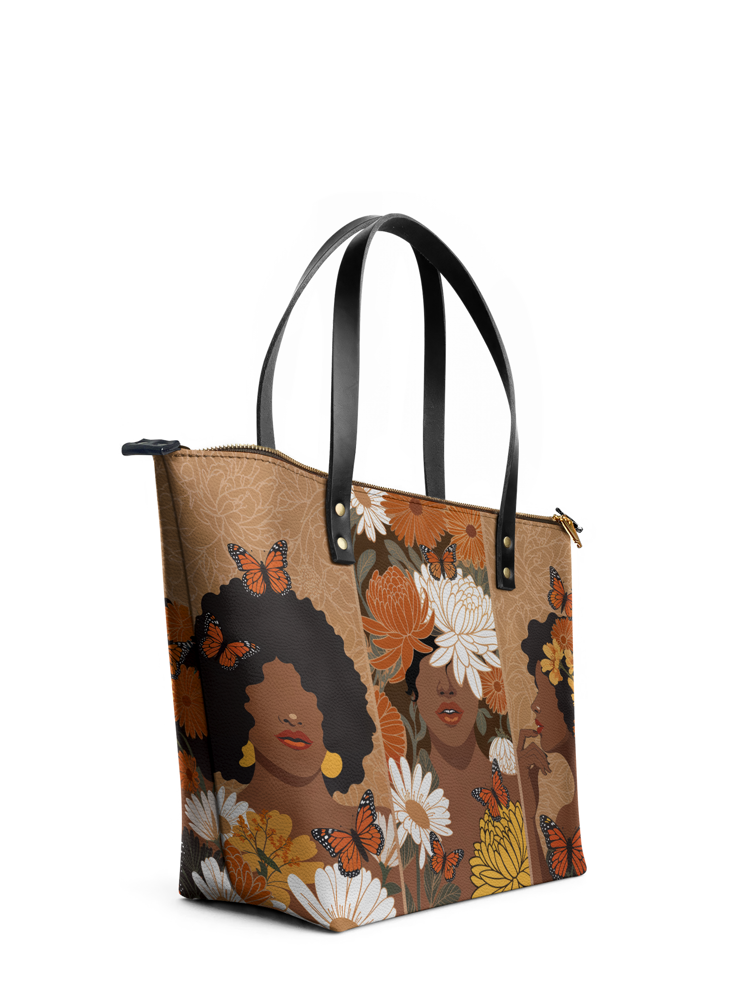 "Ayira" Leather Tote Bag