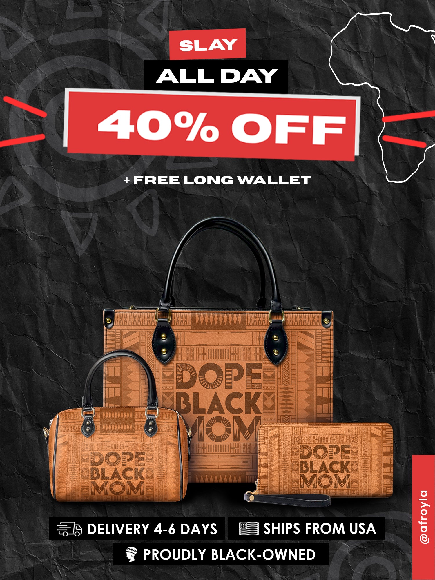 "Dope Black Mom" Slay All Day Bundle