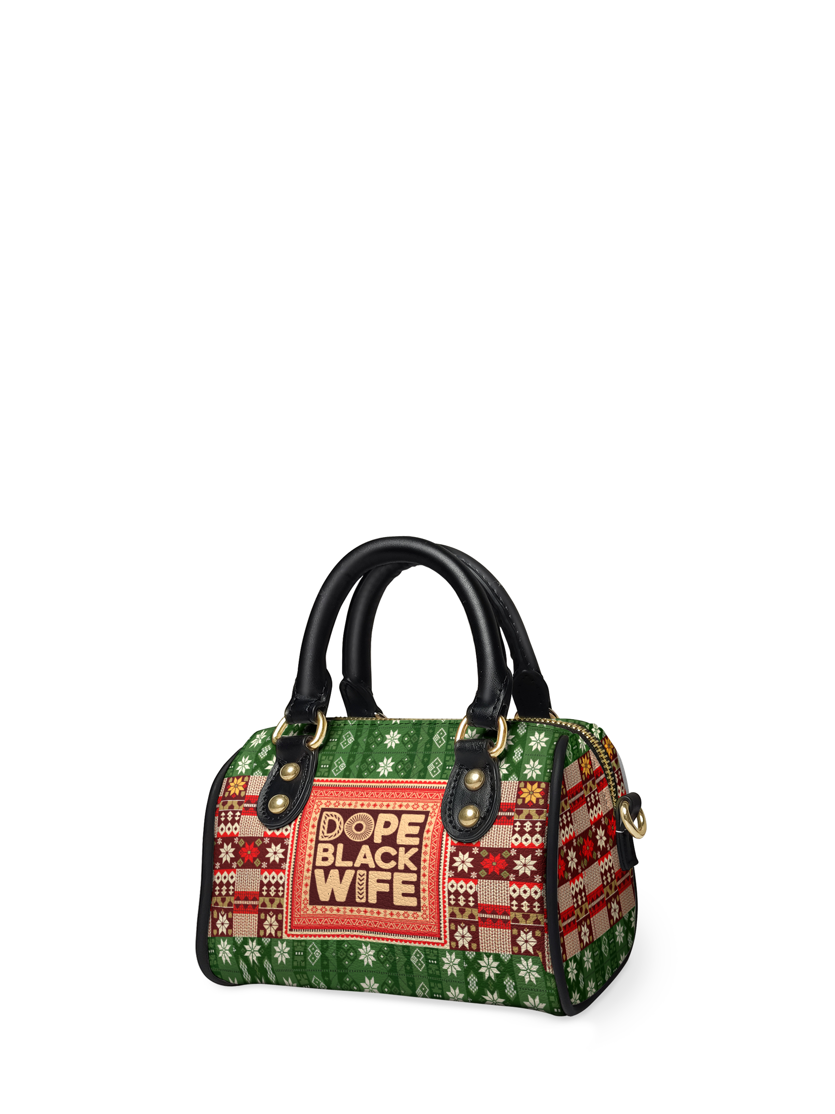 "Dope Black Wife" Frosted Pine Mini Satchel