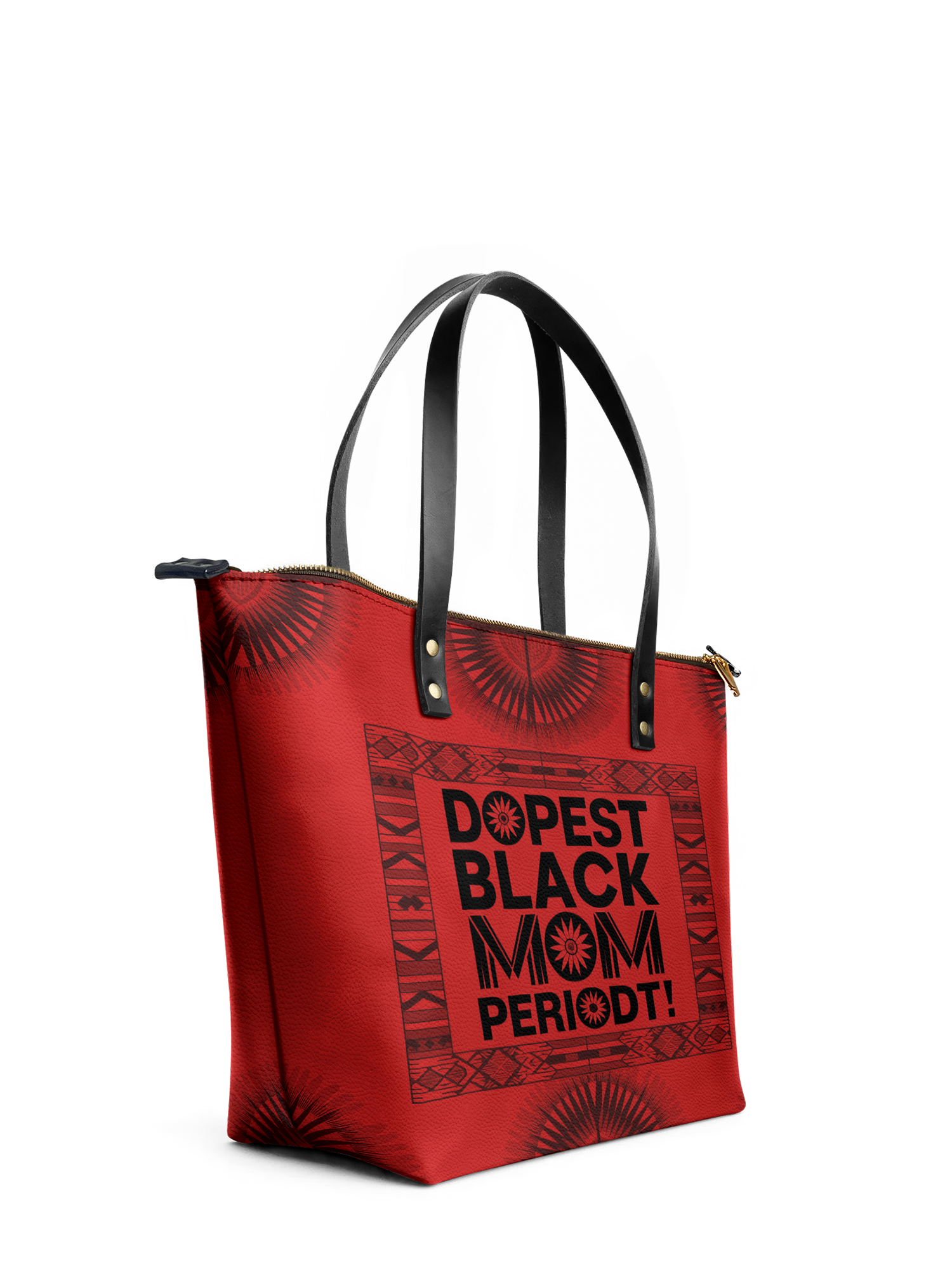 "Tajimom" Leather Tote Bag