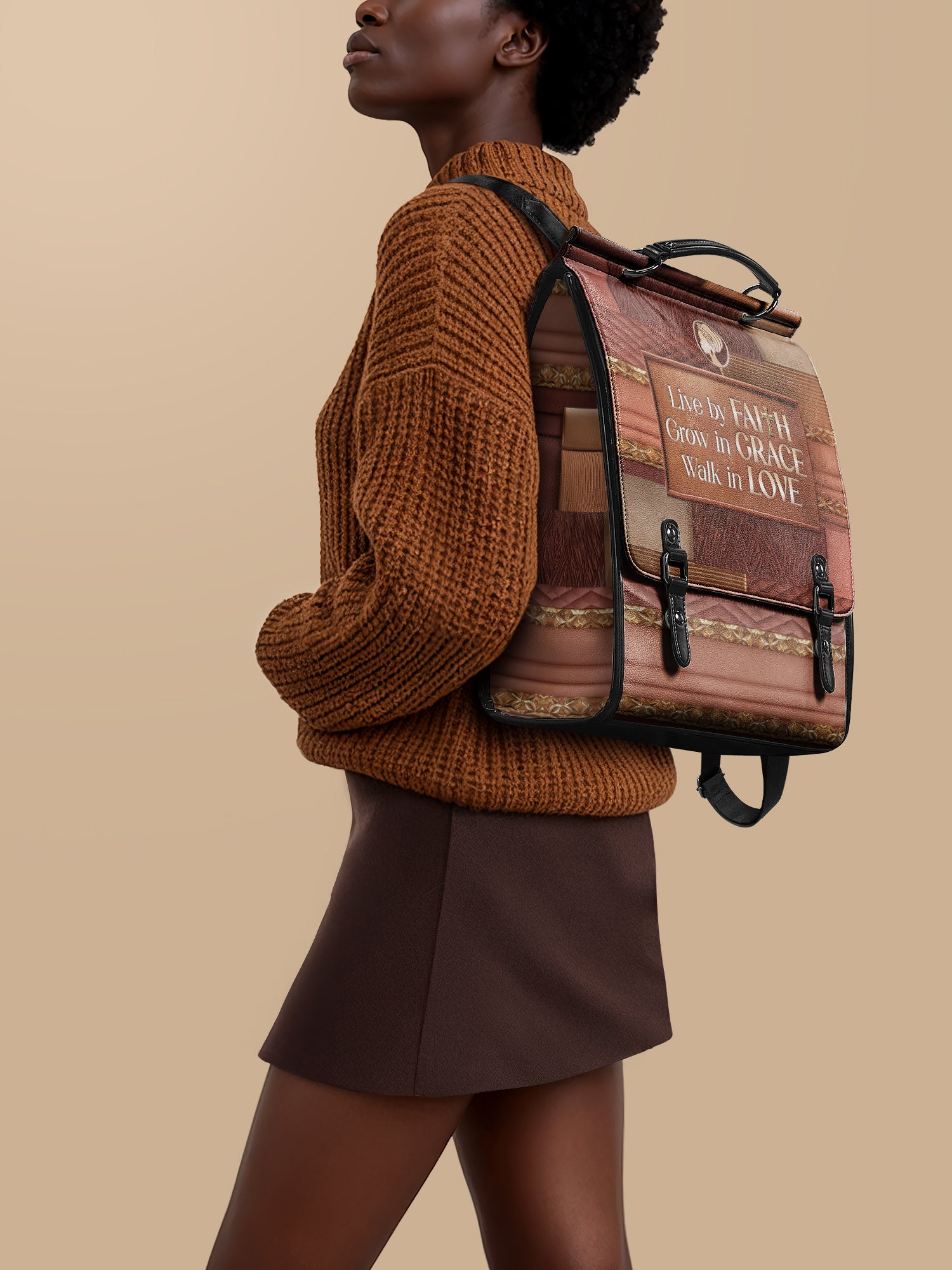"Eliora" Leather Backpack