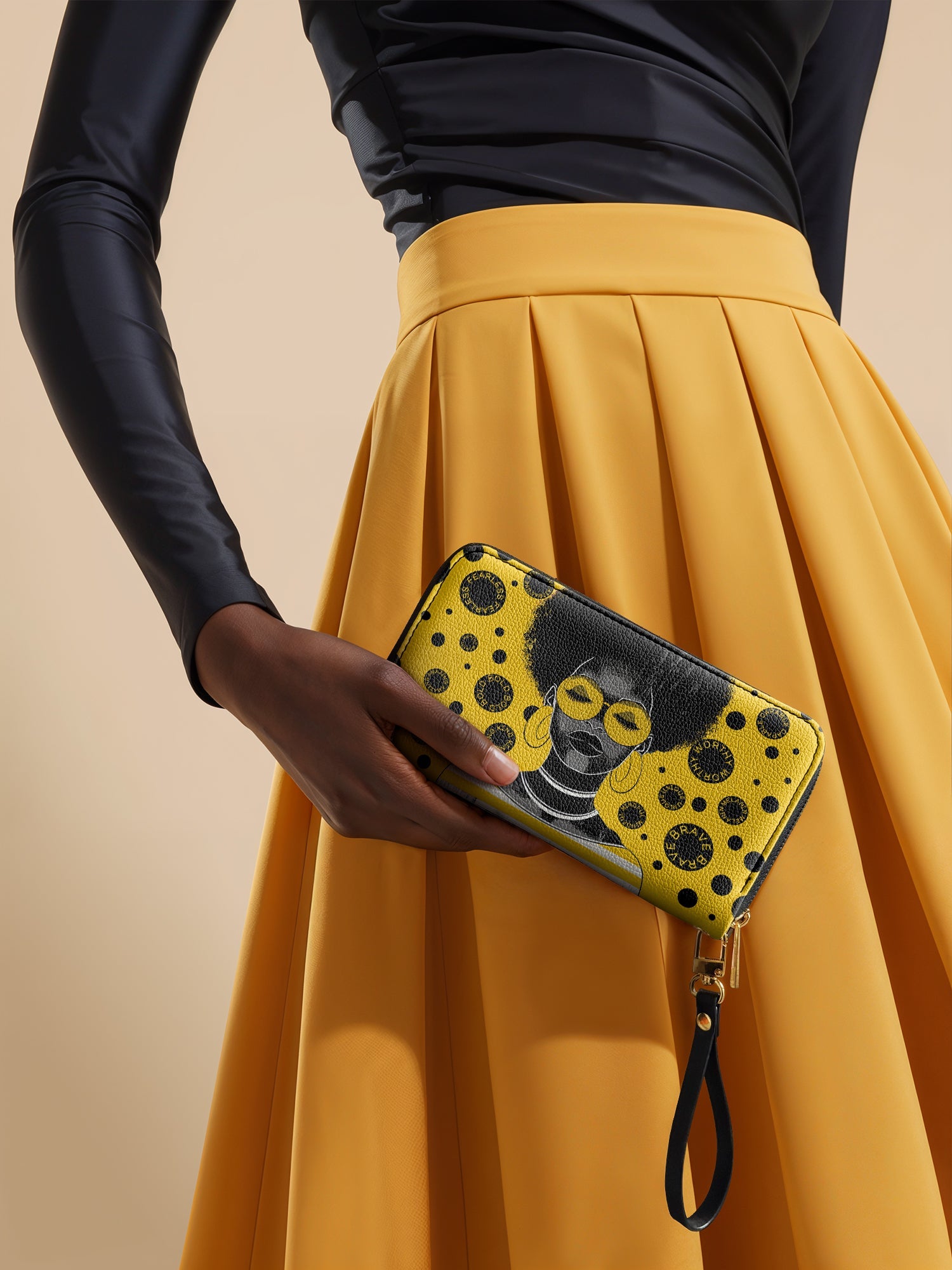 "Fahari" Marigold Pop Wallet Today's Deal