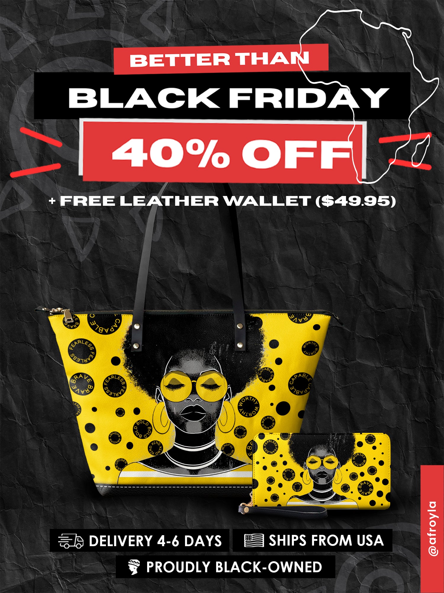 "Fahari" Marigold Pop Leather Tote Bag Deal