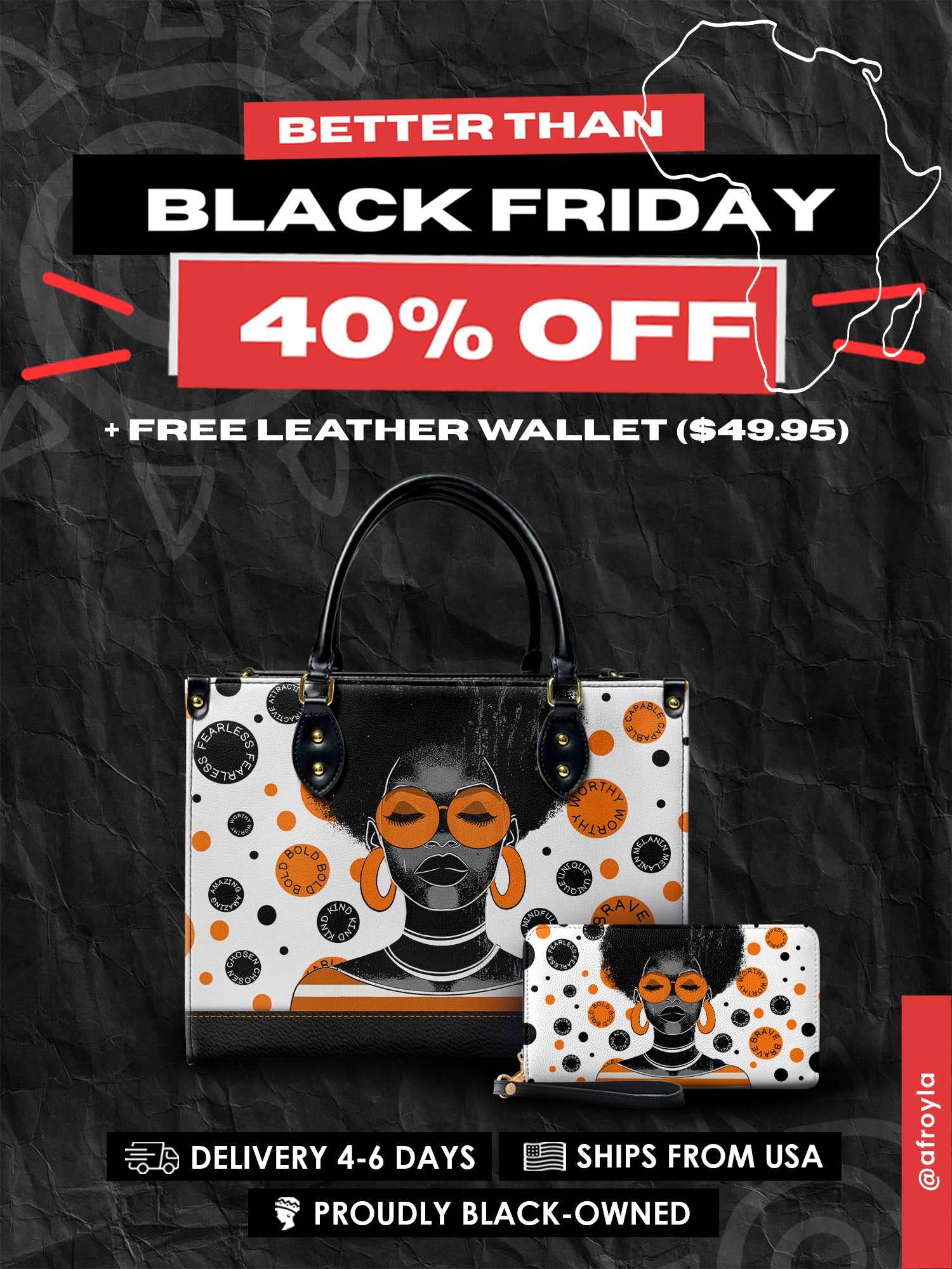 "Fahari" Marshmallow Citrus Leather Handbag Deal