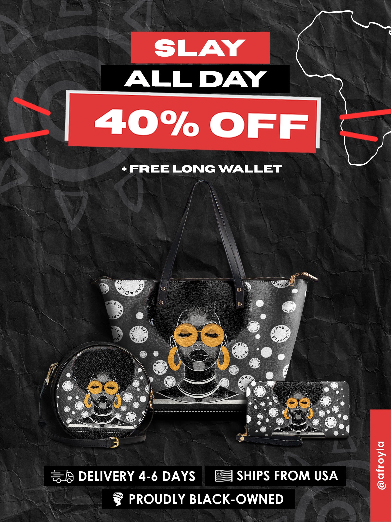"Fahari" Monochrome Slay All Day Essential Bundle