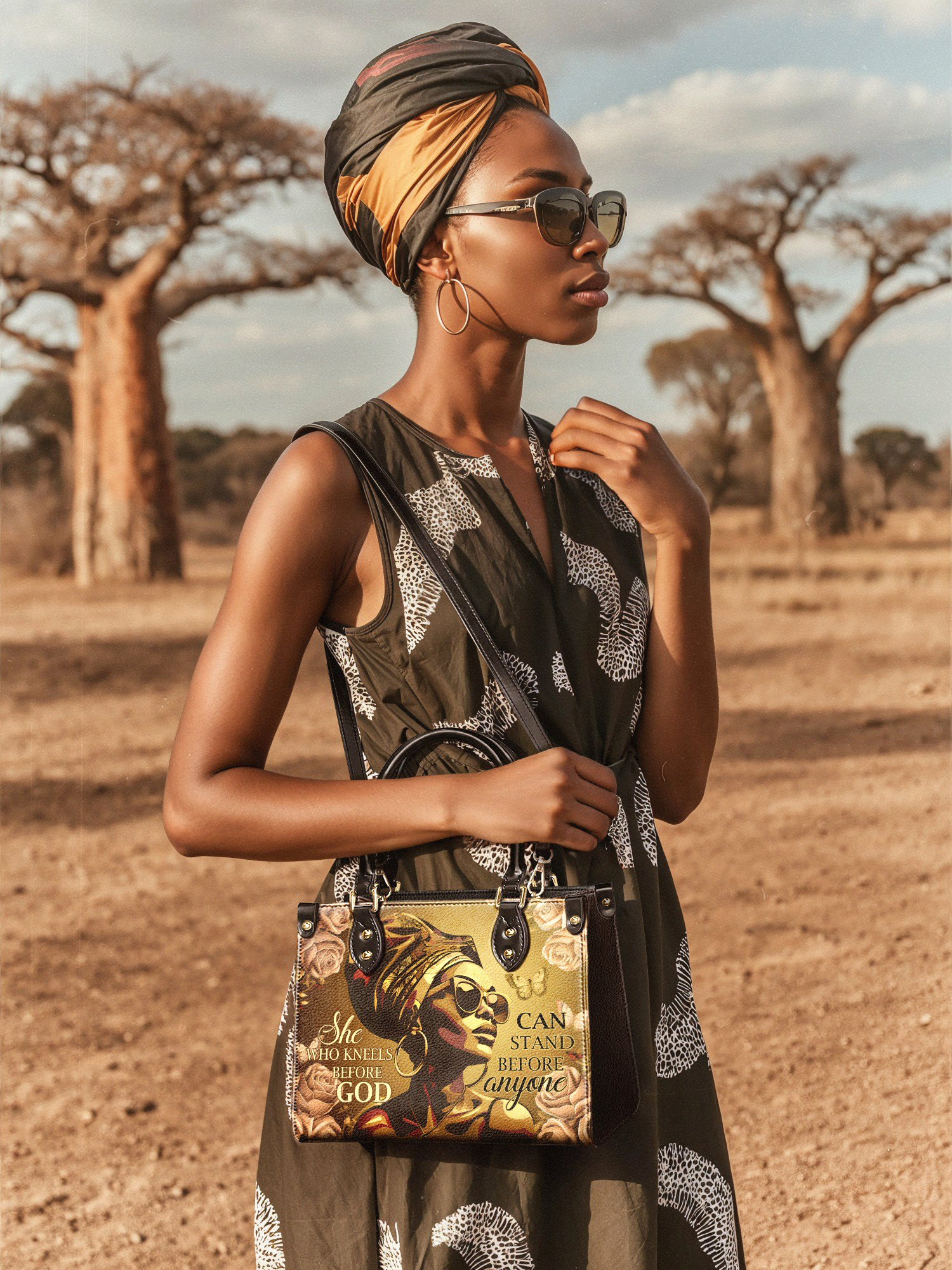 "Godfidence" The Signature Duo Bundle - Small Leather Handbag
