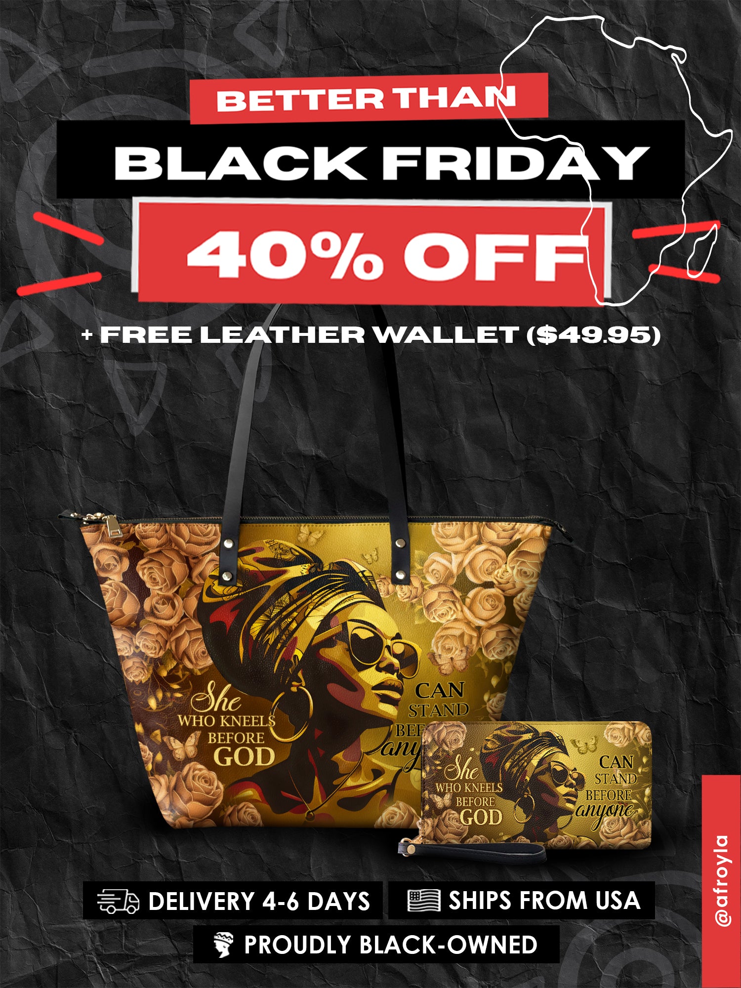 "Godfidence" Leather Tote Bag Deal