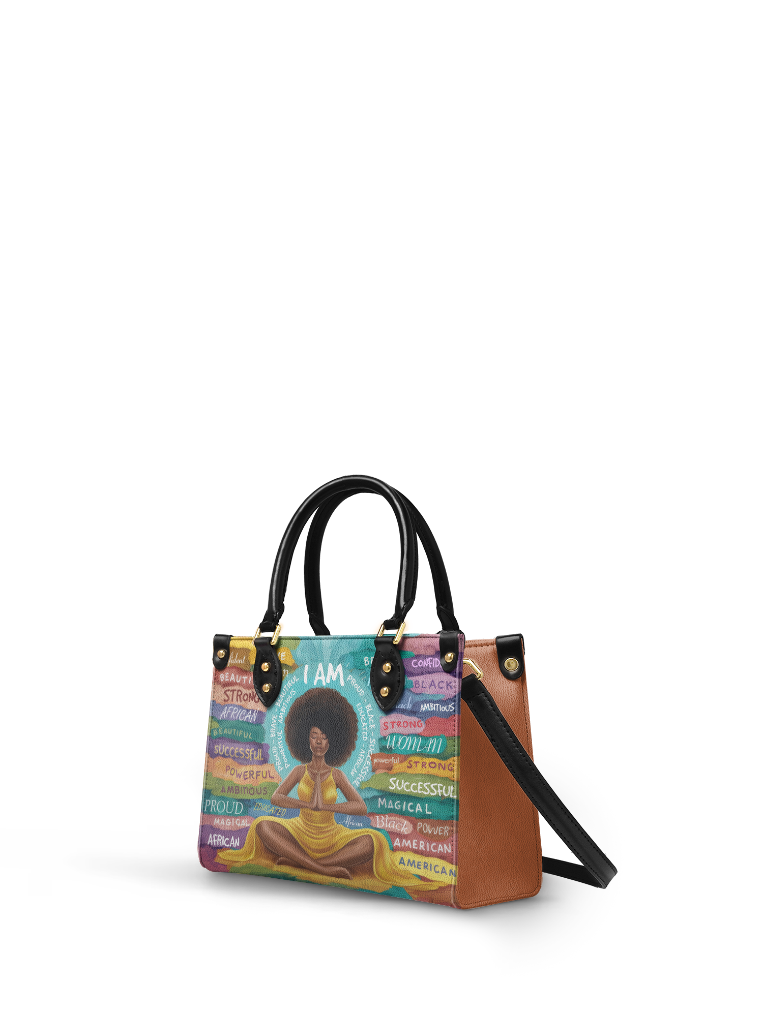 "AfroEssence" Small Leather Handbag A250 Deal