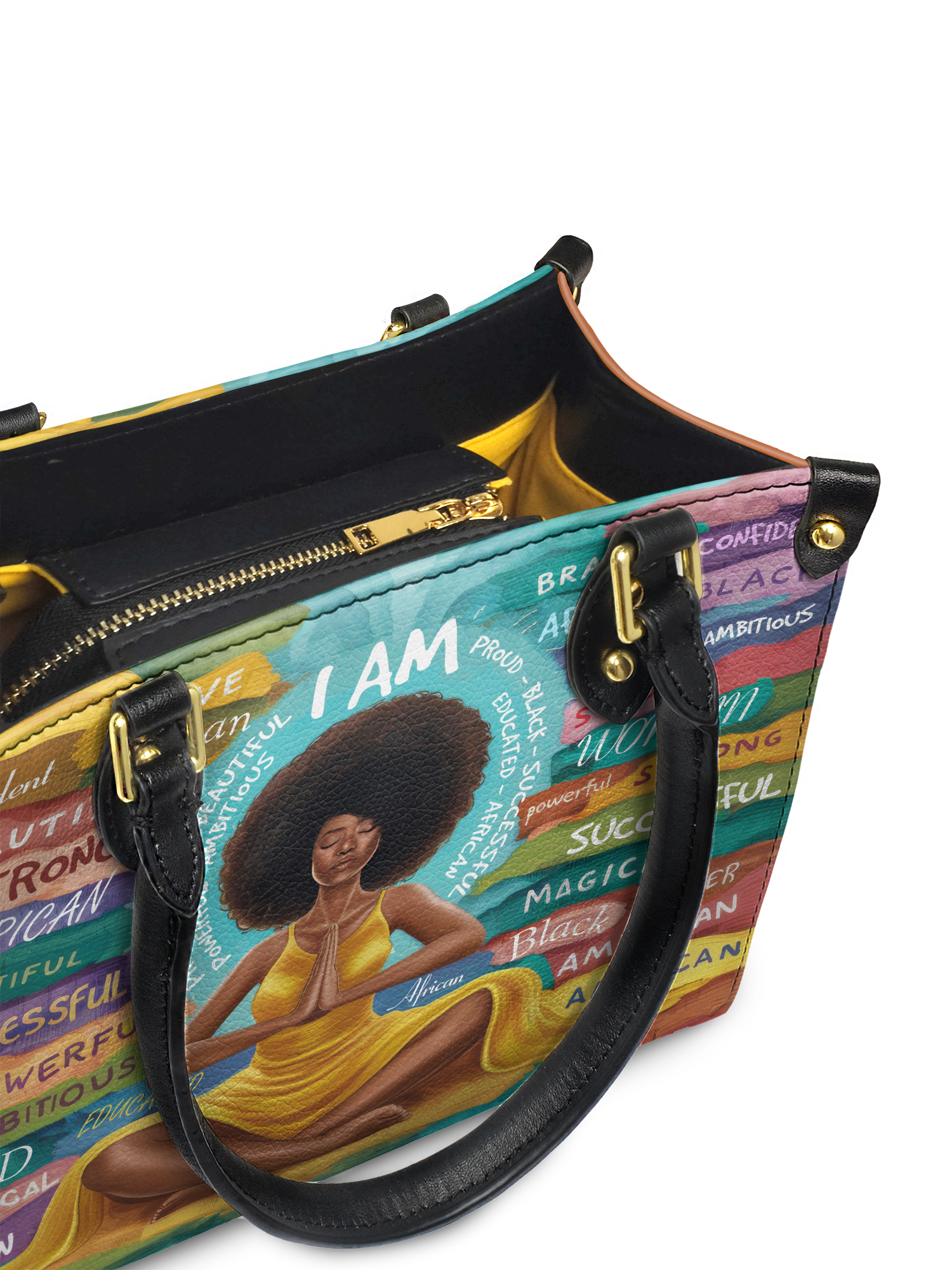 "AfroEssence" The Signature Duo Bundle - Small Leather Handbag