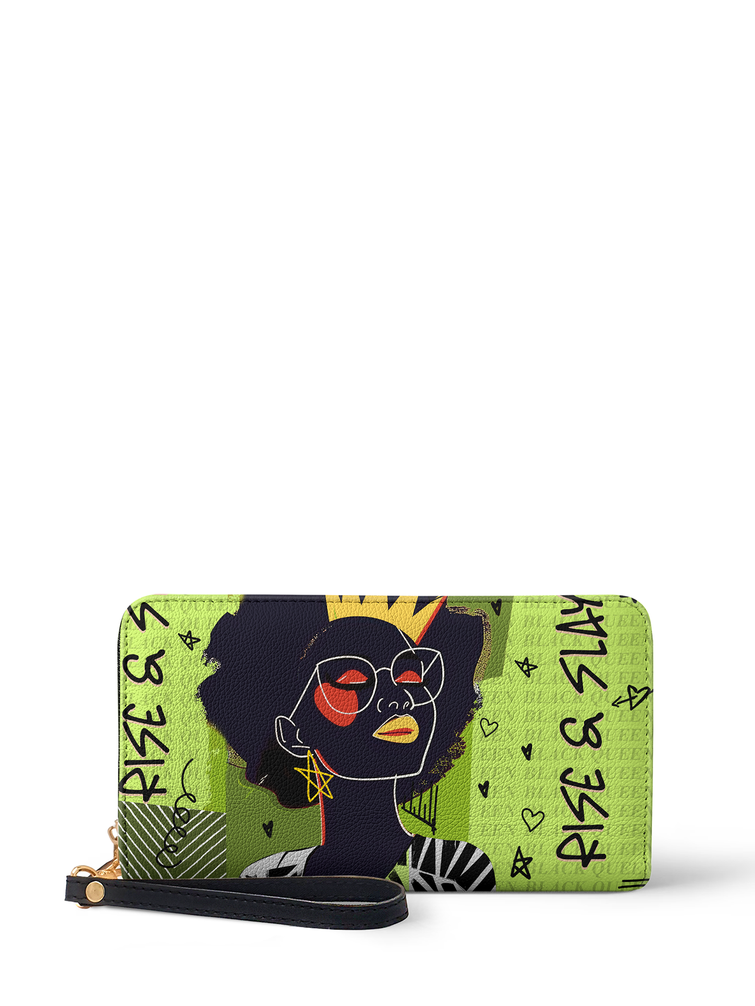 "Aina" Lime Pop Wallet