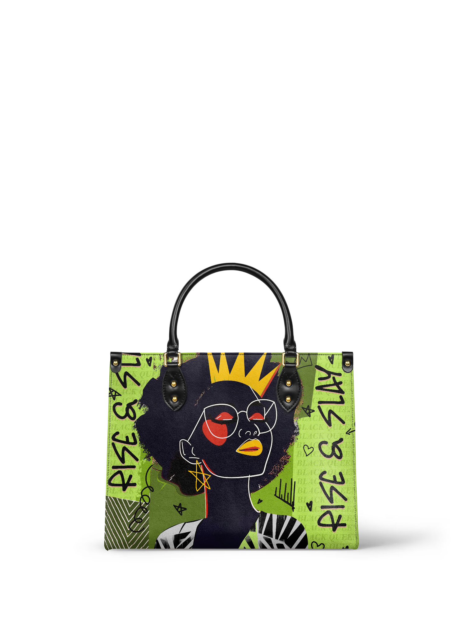 "Aina" Lime Pop Leather Handbag Deal