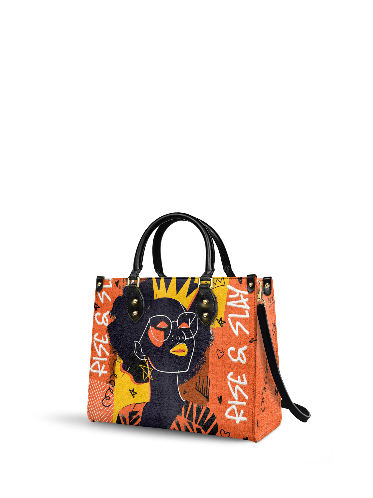 "Aina" Orange Sorbet Leather Handbag Deal