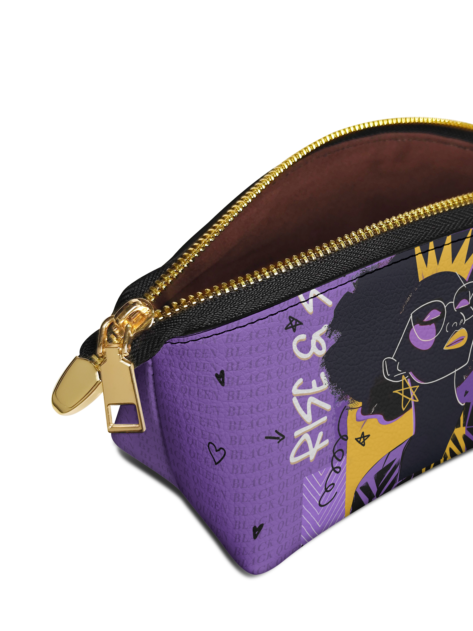 "Aina" Grape Soda Eclipse Makeup Bag