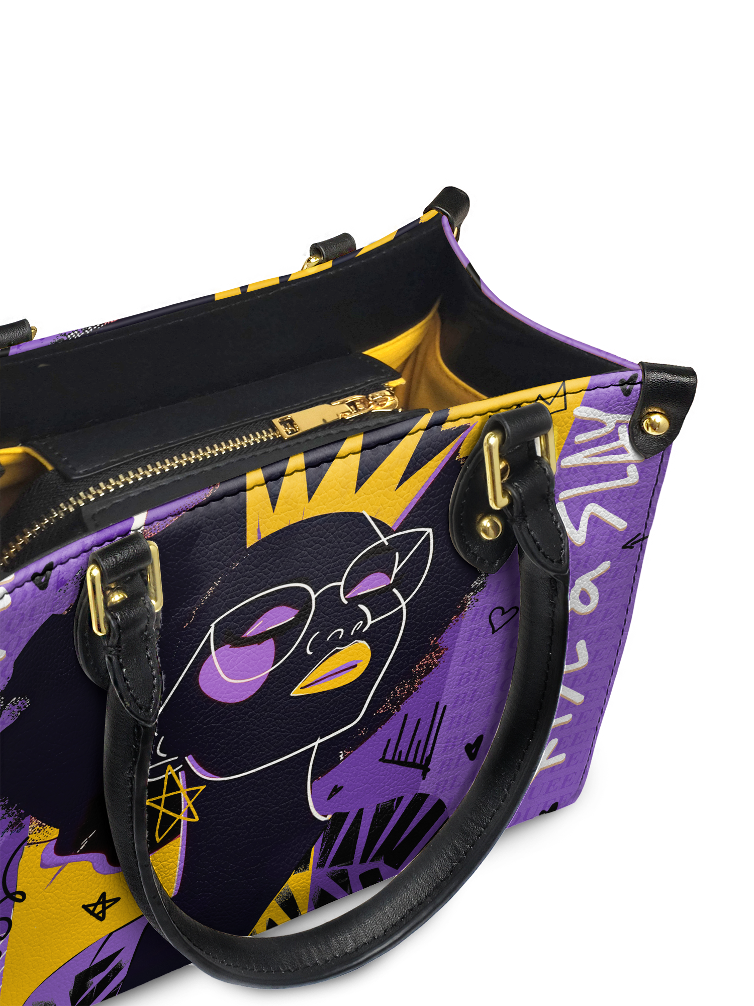 "Aina" Grape Soda The Signature Duo Bundle - Small Leather Handbag