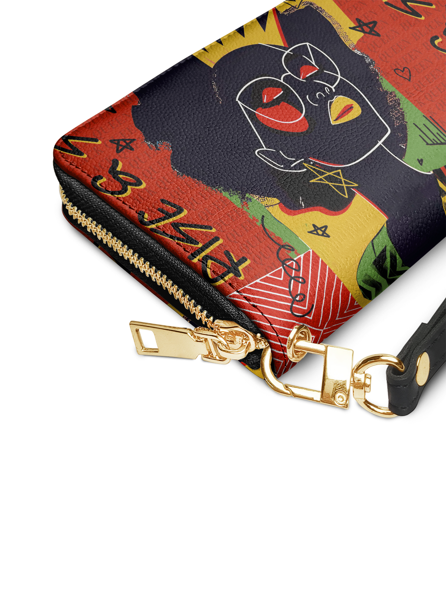 "Aina" Flame Red Wallet Deal