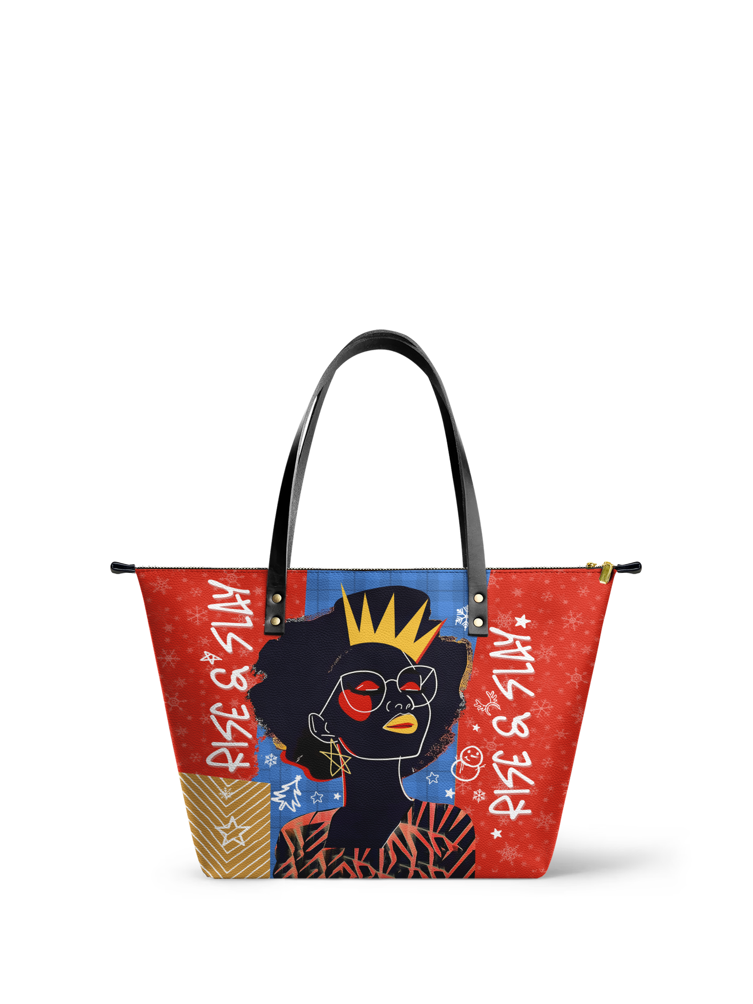 "Aina" Frosted Cherry Leather Tote Bag Deal