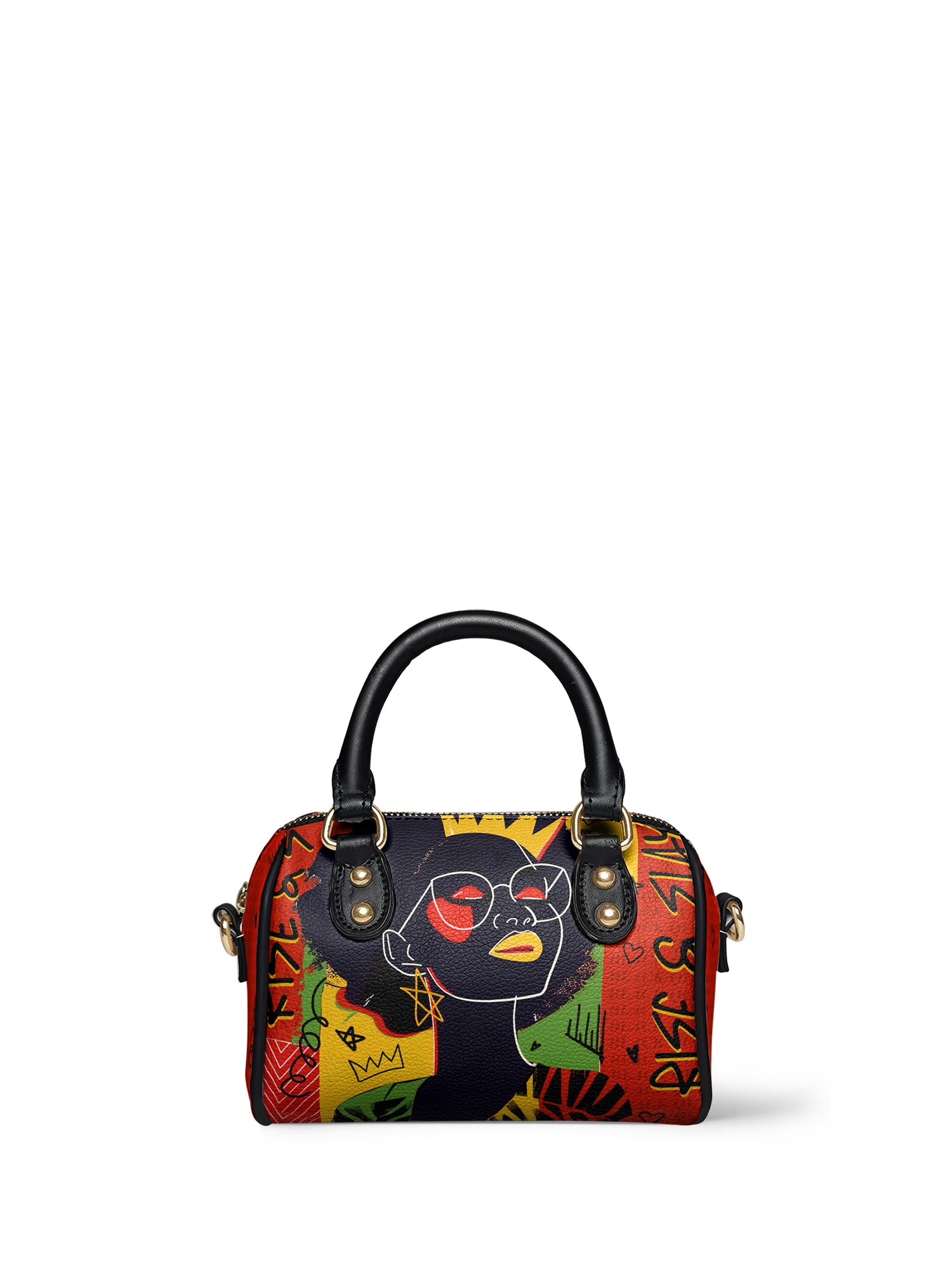 "Aina" Flame Red Mini Satchel Deal