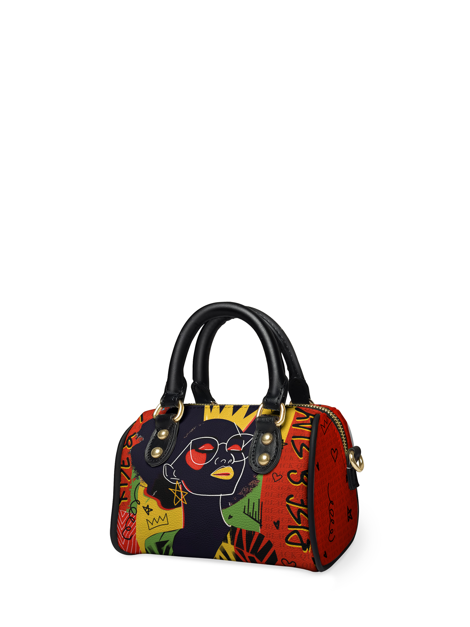 "Aina" Flame Red Mini Satchel Deal