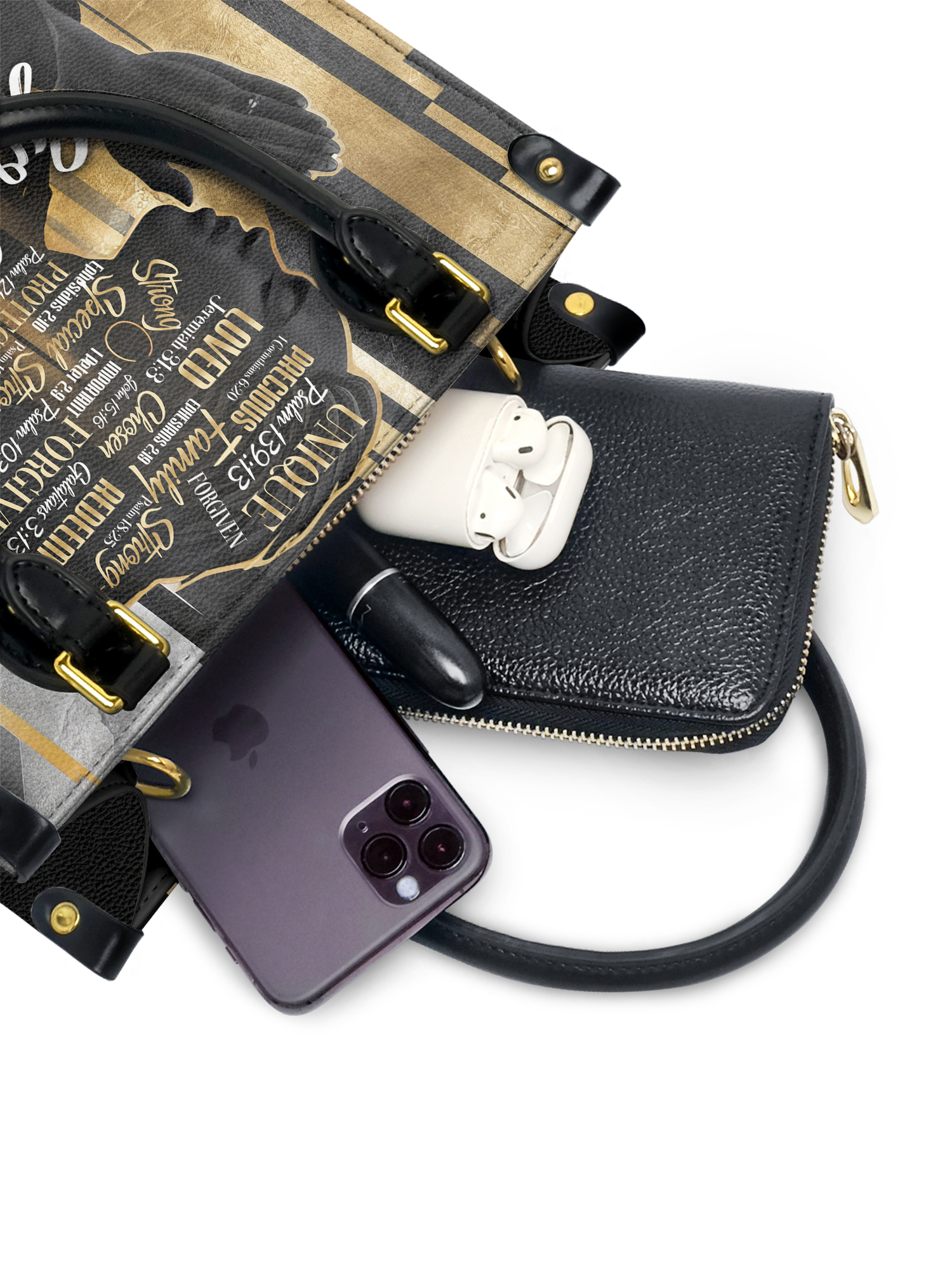 "Amara" The Signature Trio Bundle - Small Leather Handbag
