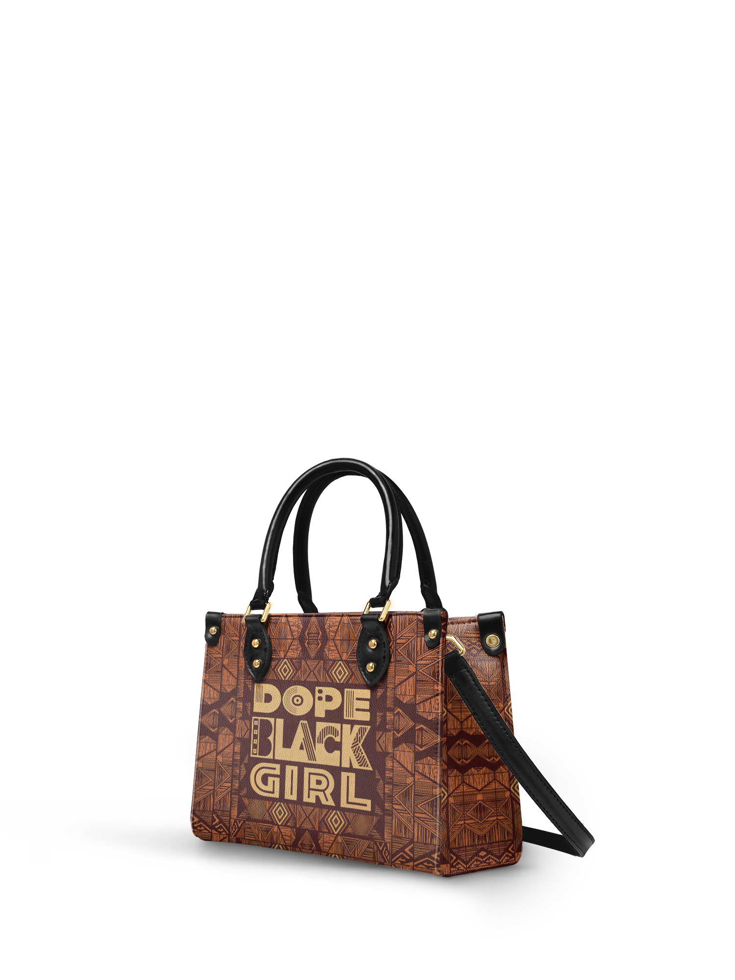 "Dope Black Girl" The Signature Duo Bundle - Small Leather Handbag