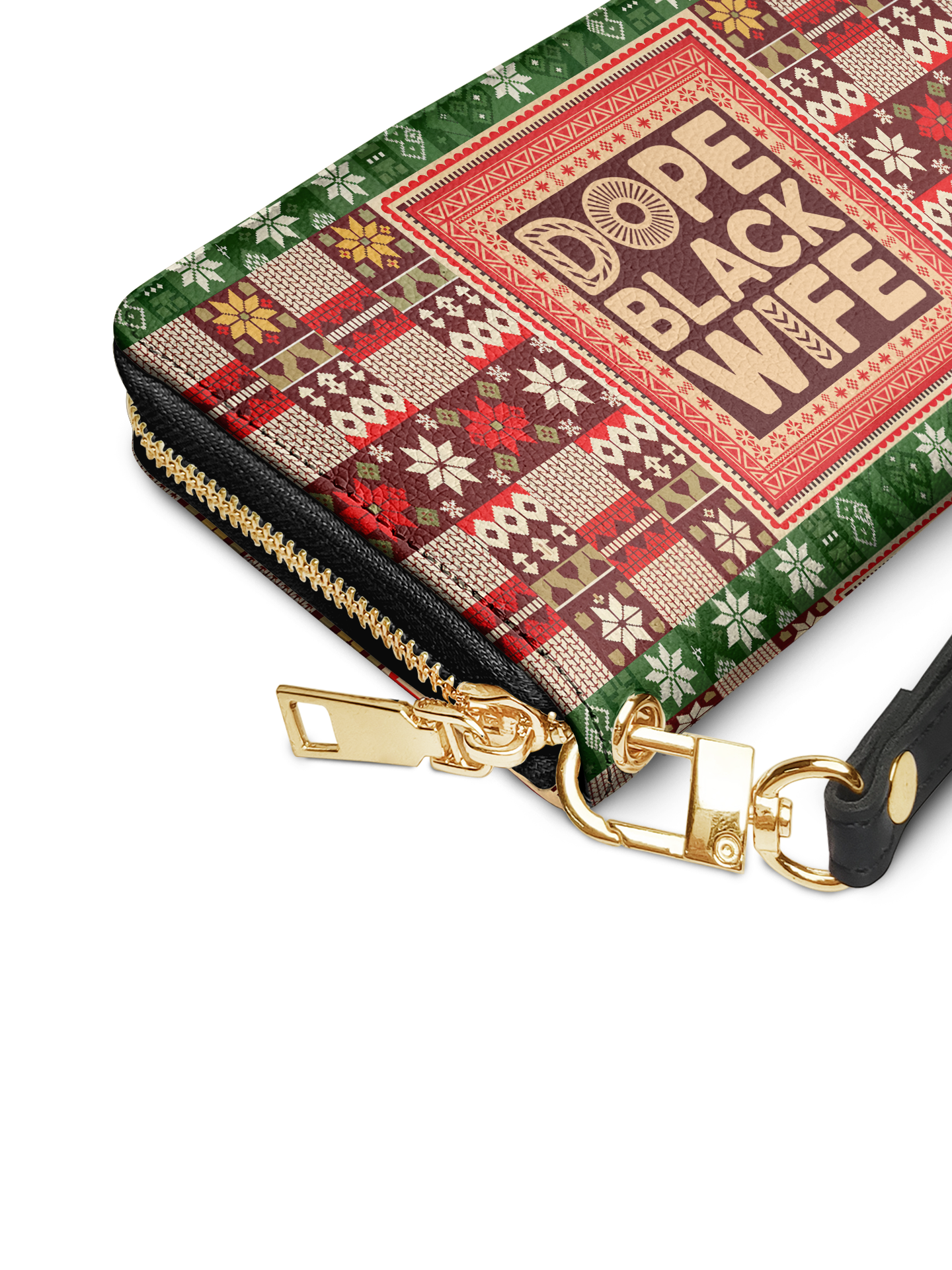 "Dope Black Wife" Frosted Pine Wallet