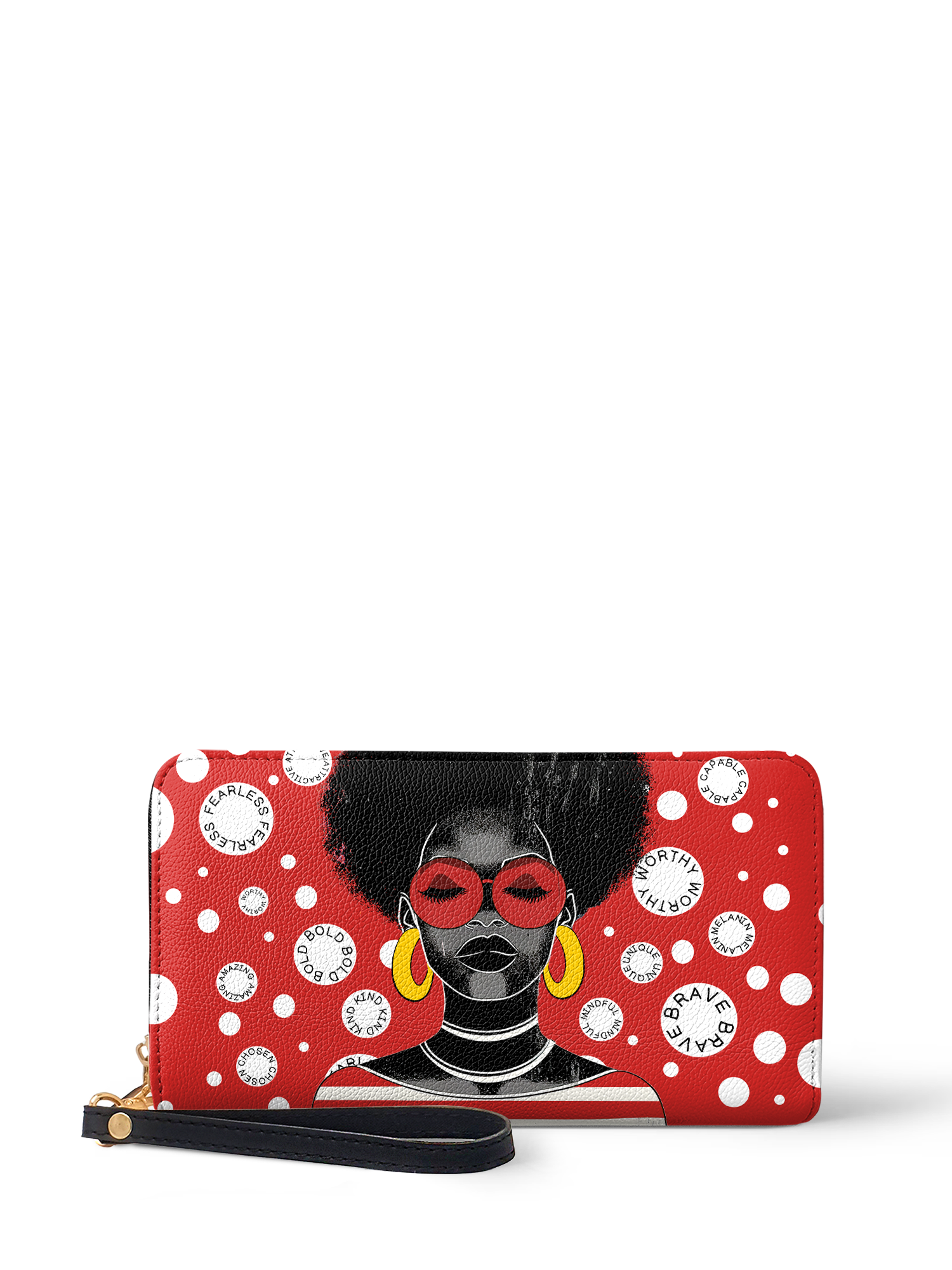 "Fahari" Strawberry Pop Wallet